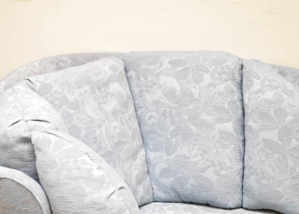 Vintage Powder Blue Sectional Sofa