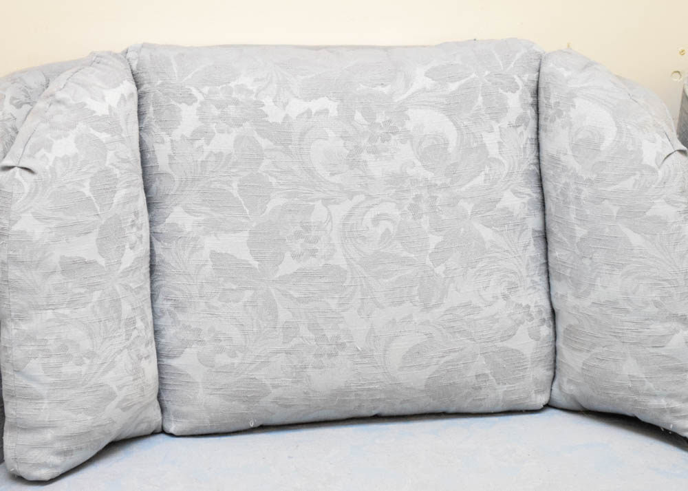 Vintage Powder Blue Sectional Sofa