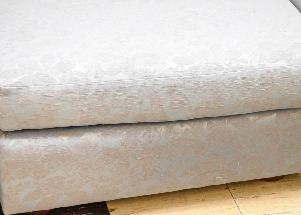 Vintage Powder Blue Sectional Sofa