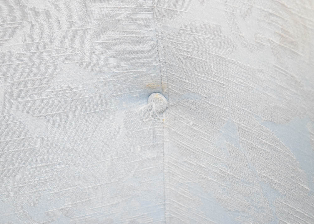 Vintage Powder Blue Sectional Sofa