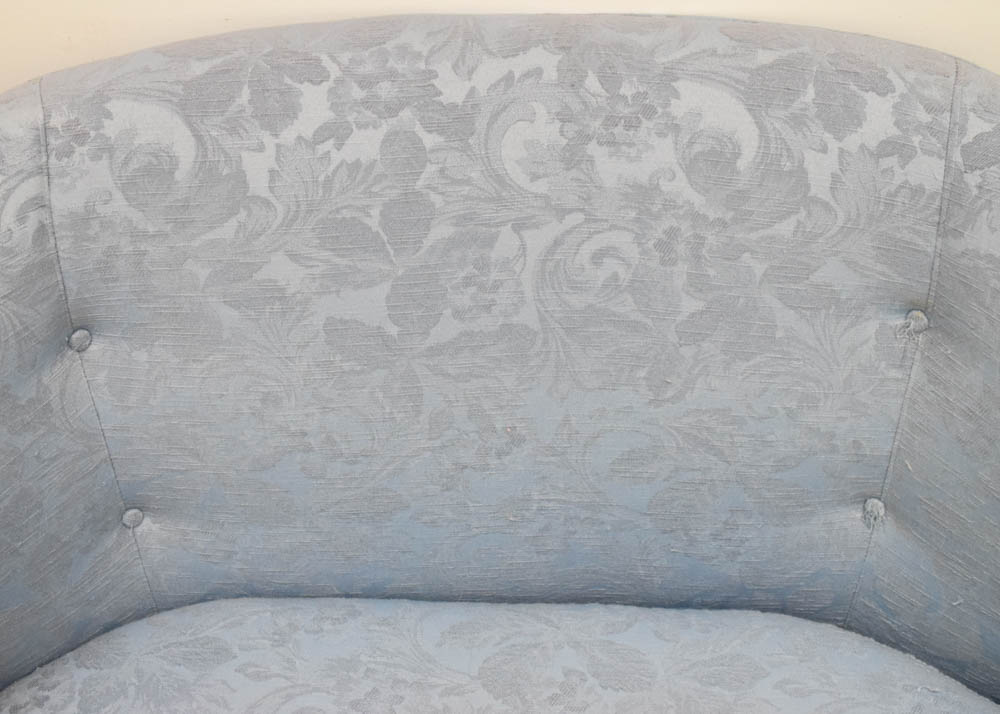 Vintage Powder Blue Sectional Sofa
