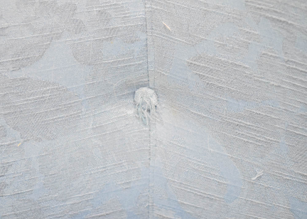 Vintage Powder Blue Sectional Sofa