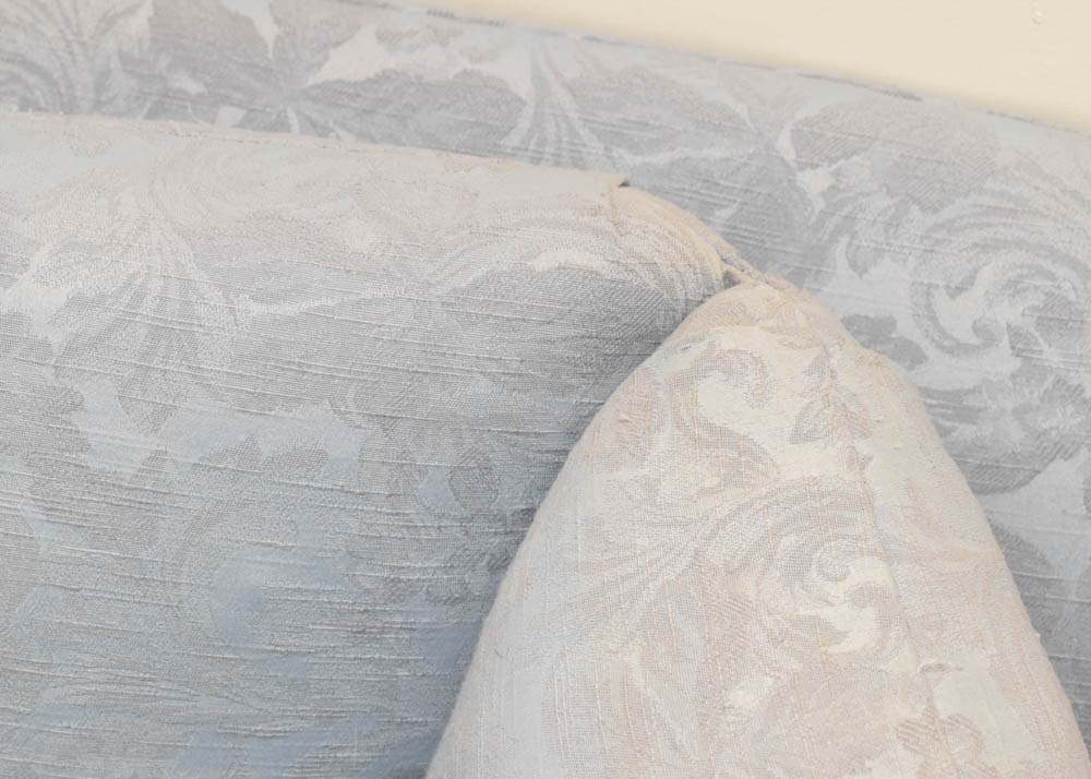 Vintage Powder Blue Sectional Sofa