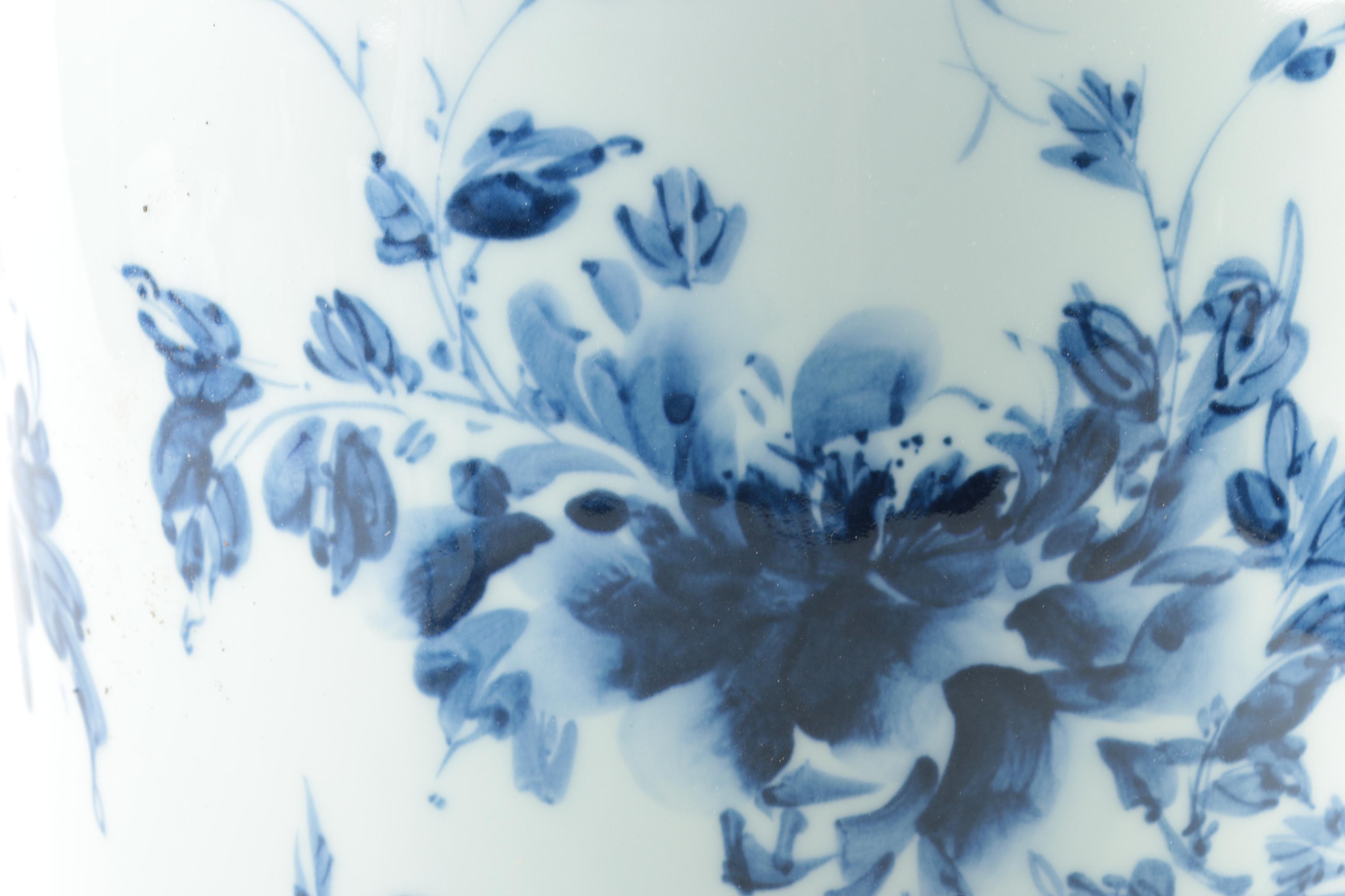 Blue and White Ceramic and Porcelain Vases