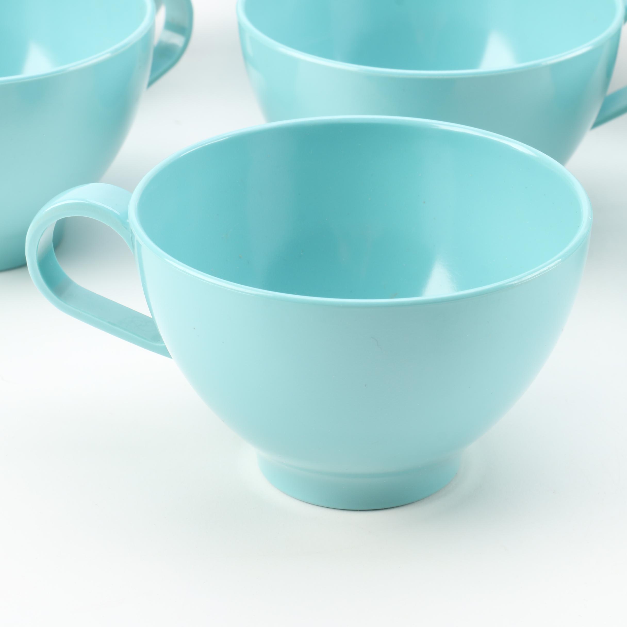 Vintage Boontonware and Melmac "Malibu Ware" Tableware