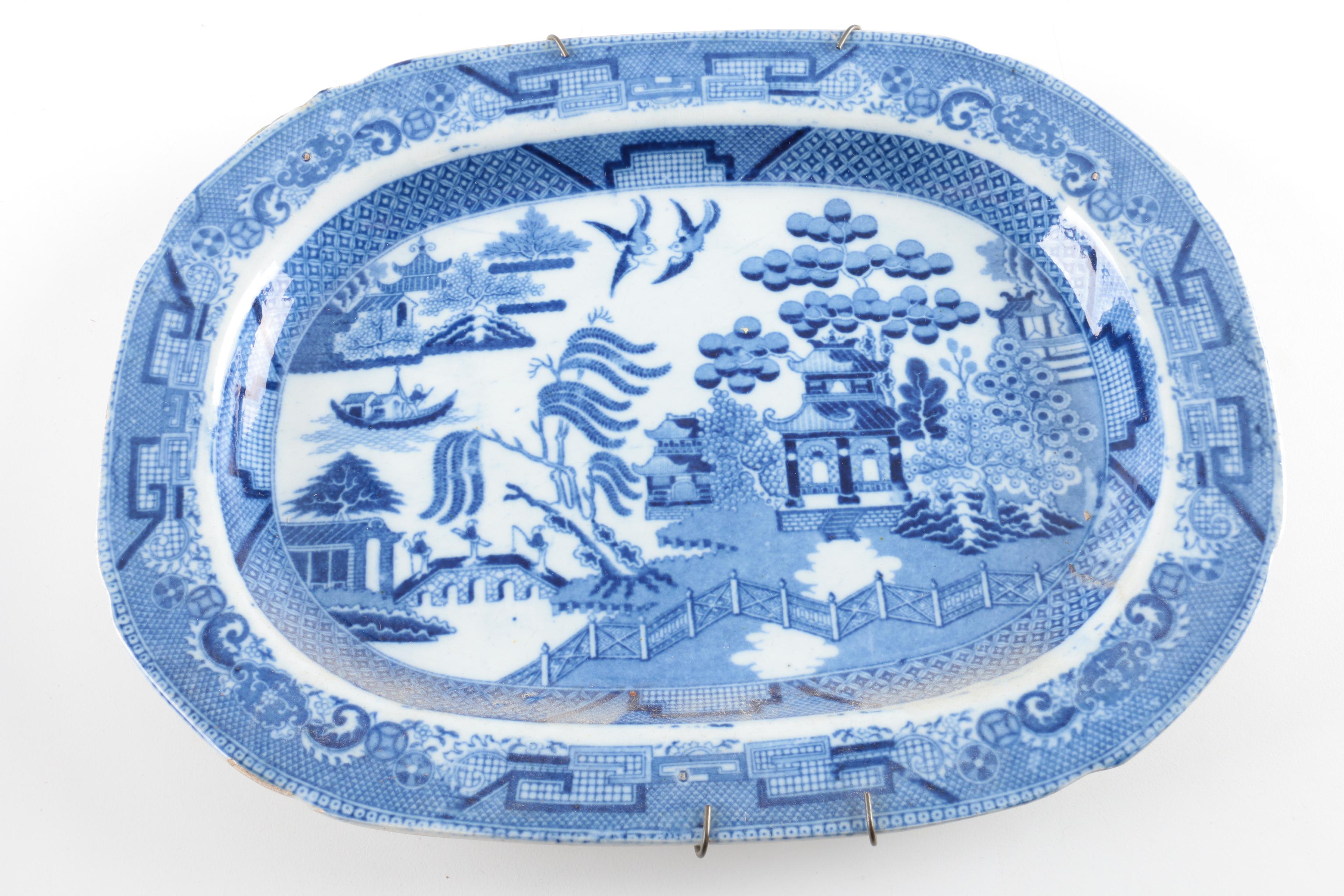 Antique English Transferware Including Pountney and Copeland