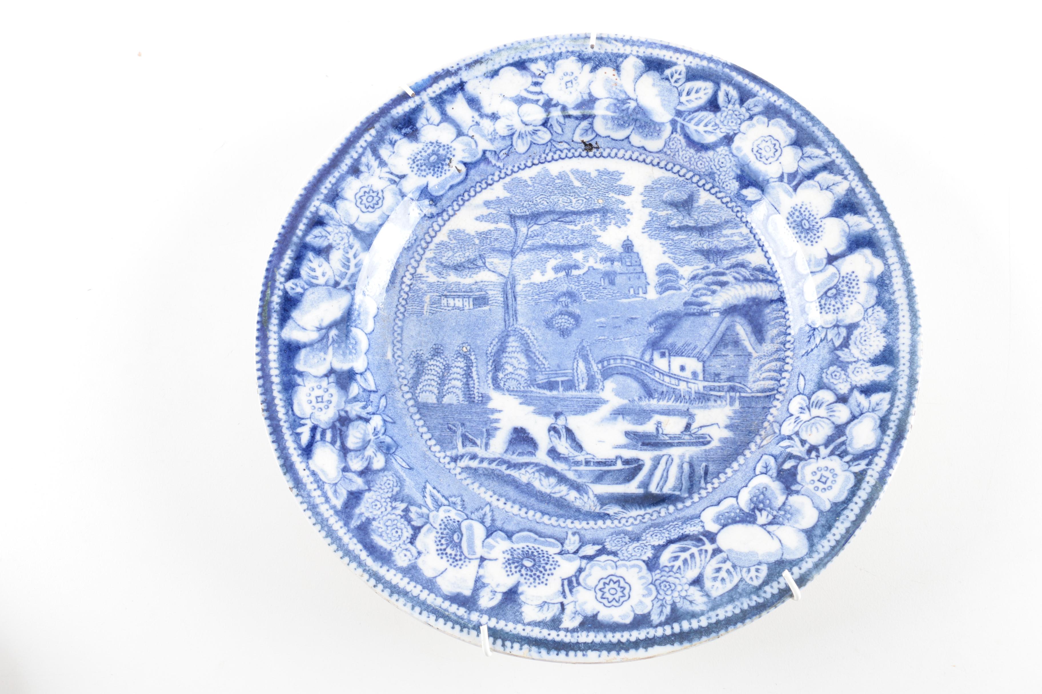 Antique English Transferware Including Pountney and Copeland