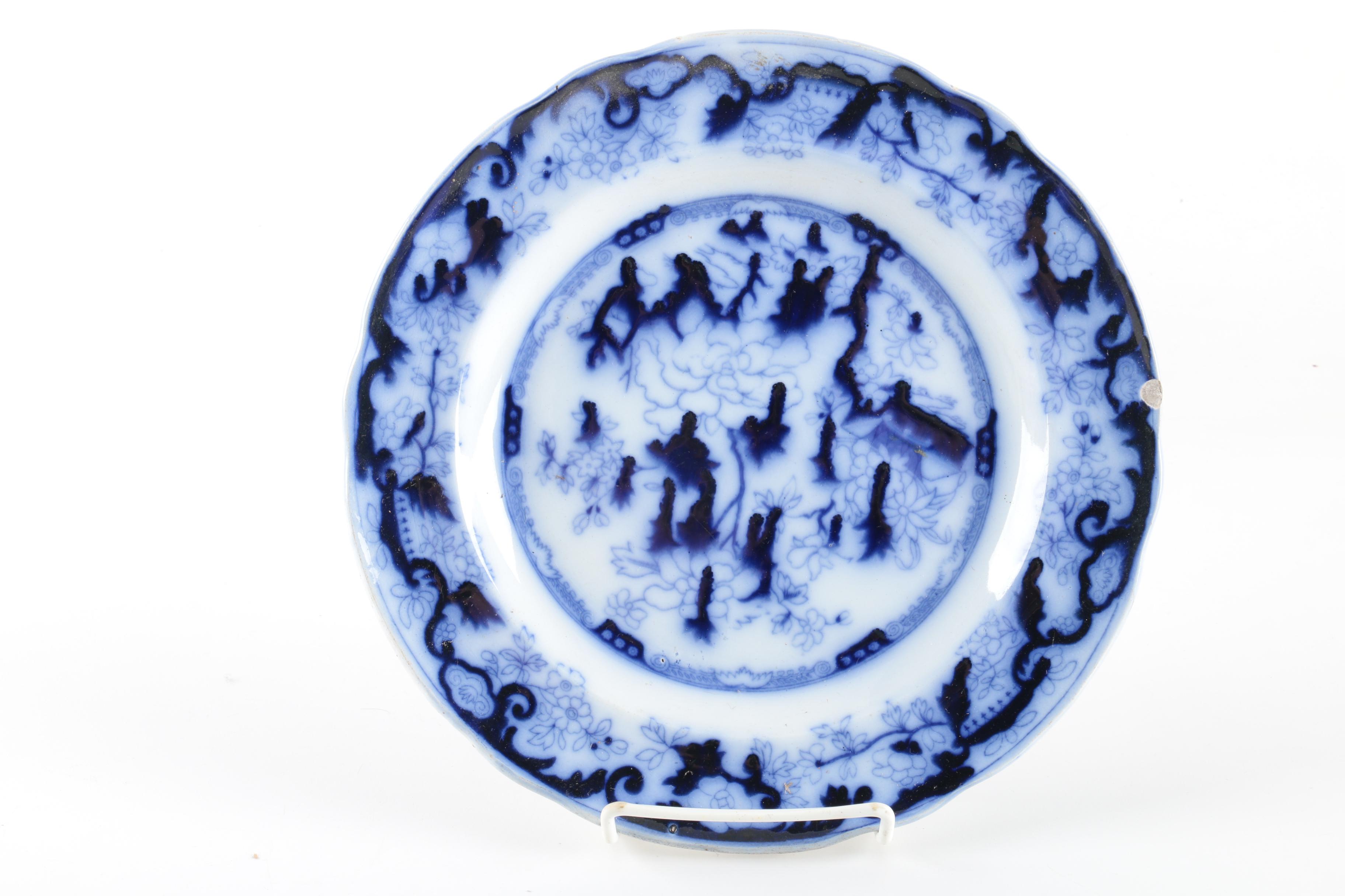 Antique English Transferware Including Pountney and Copeland