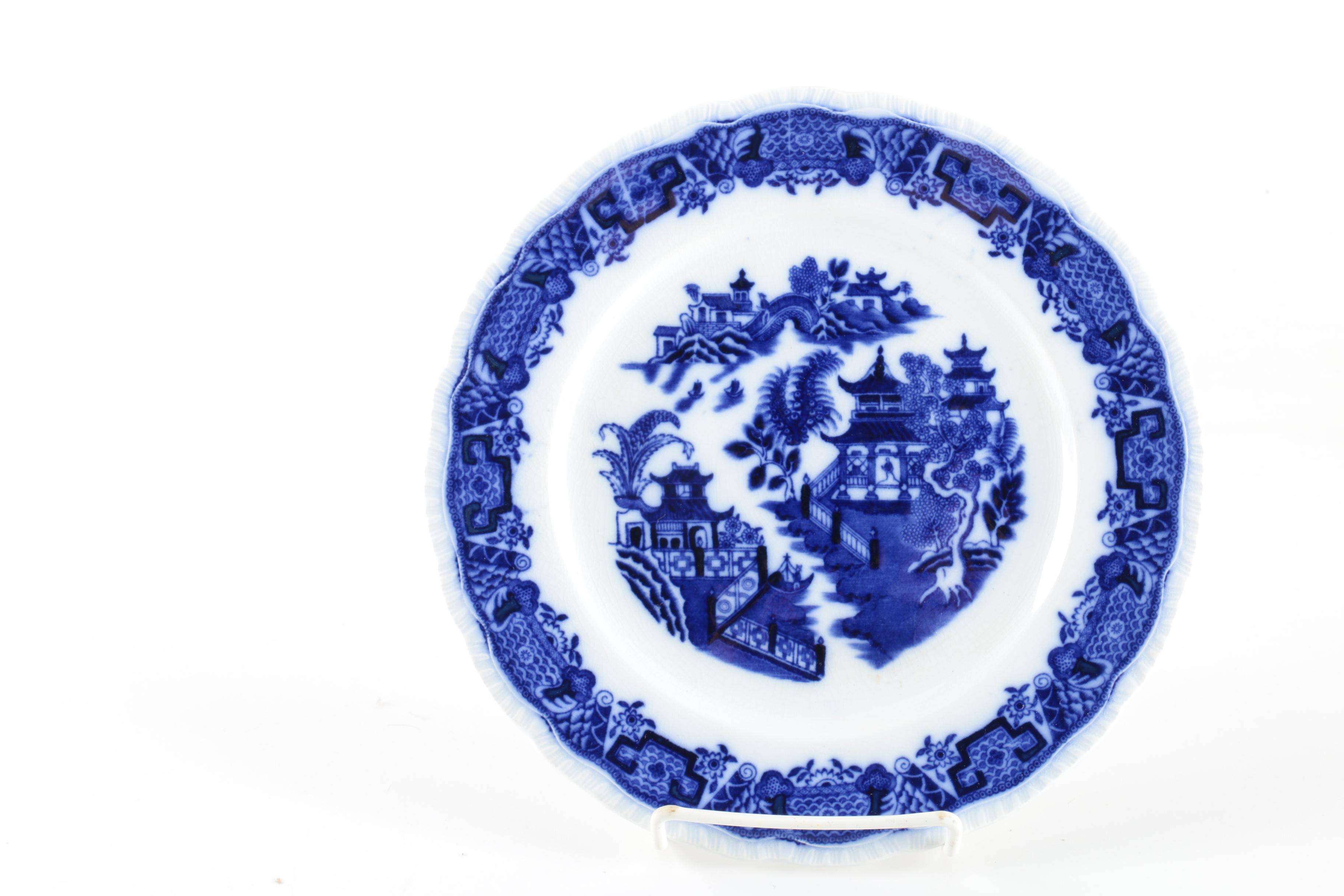 Antique English Transferware Including Pountney and Copeland