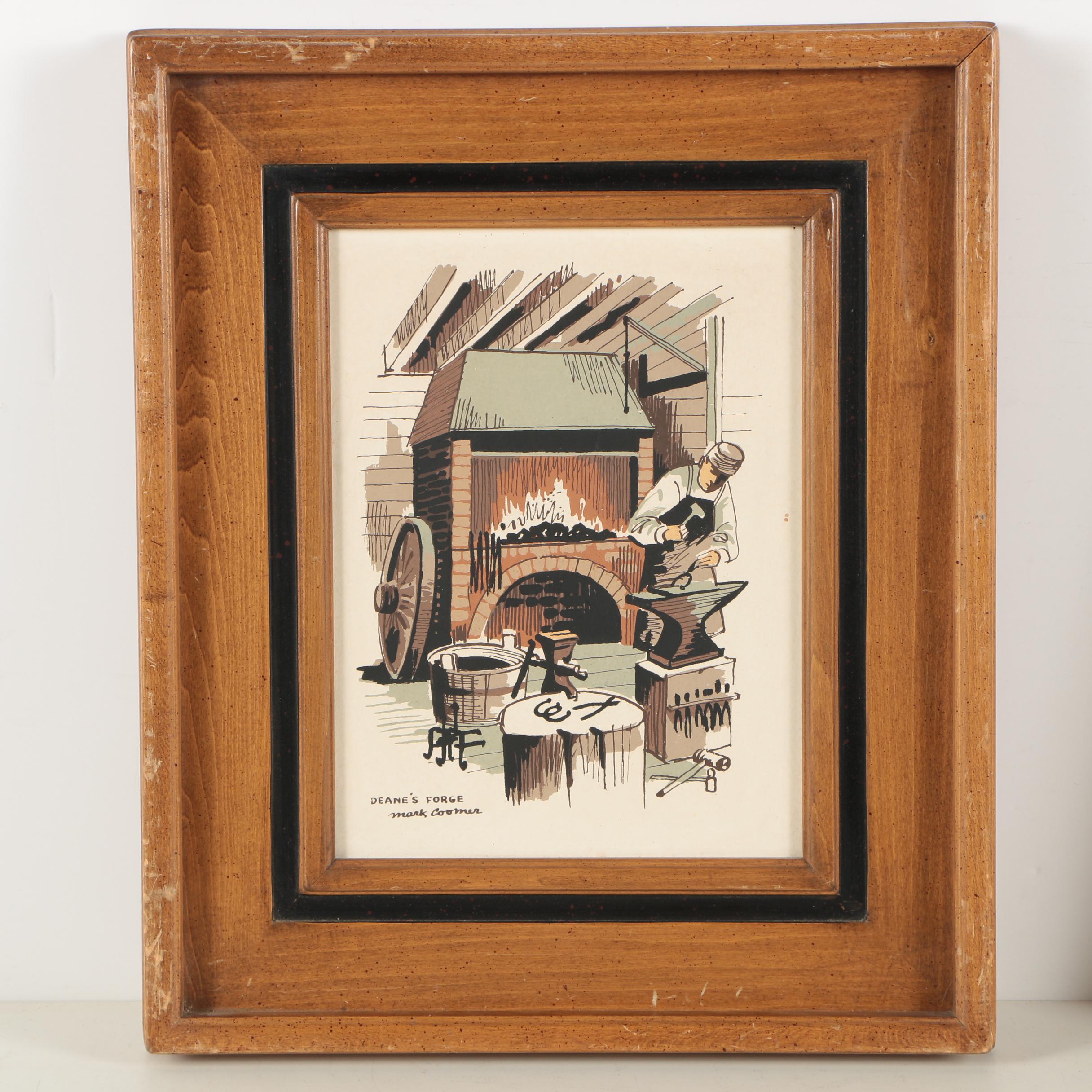 Serigraphic Prints After Mark Coomer