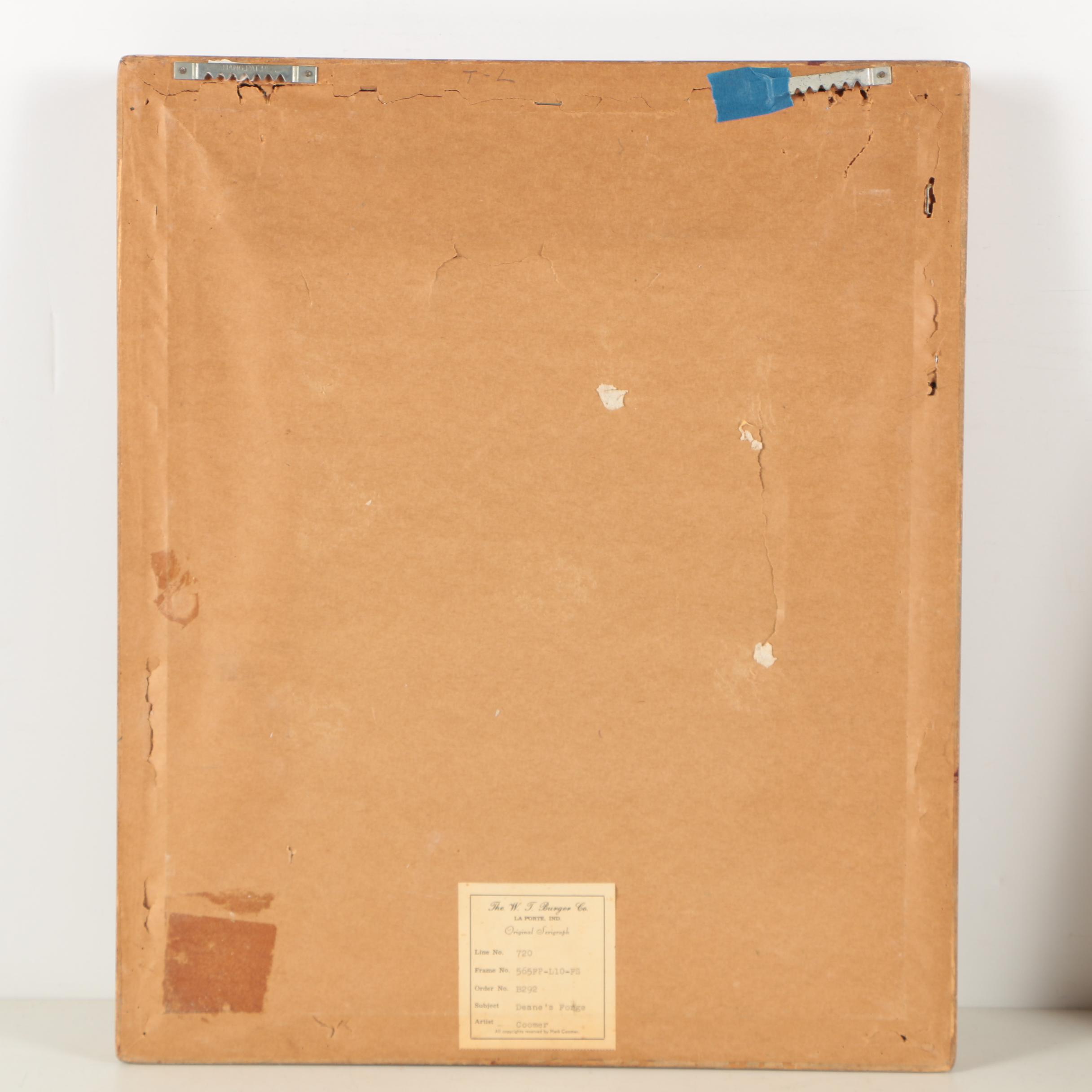 Serigraphic Prints After Mark Coomer