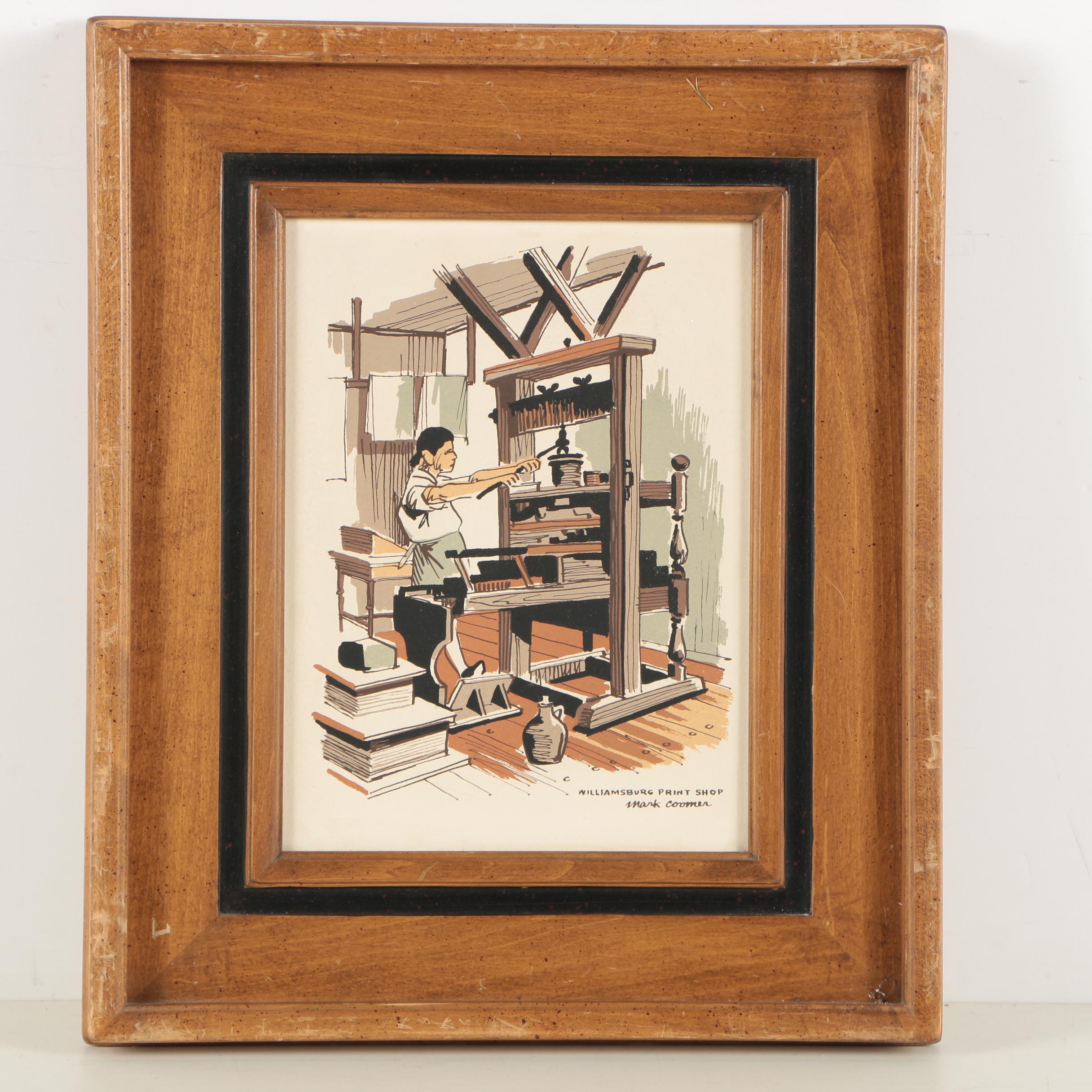 Serigraphic Prints After Mark Coomer