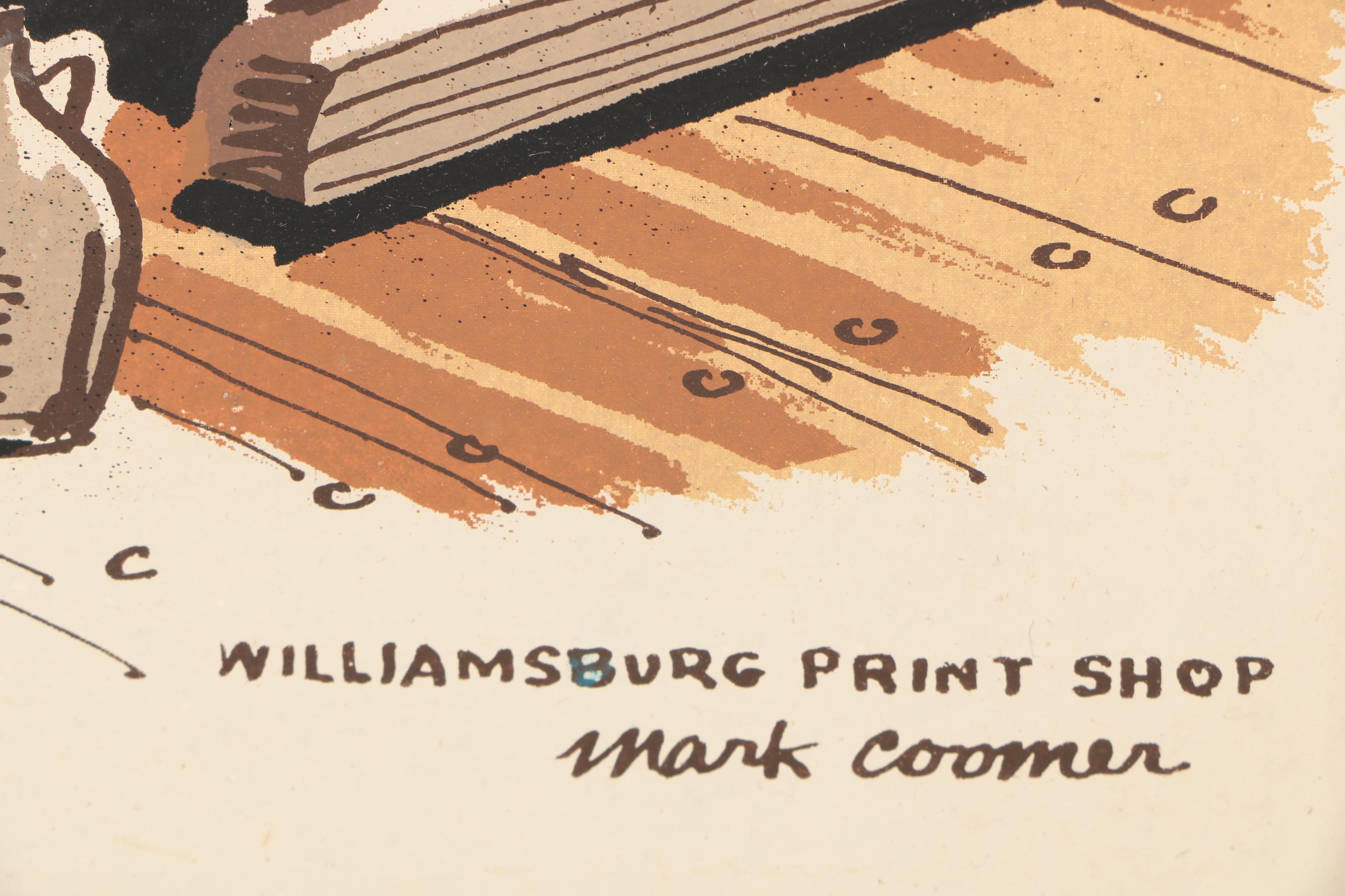 Serigraphic Prints After Mark Coomer