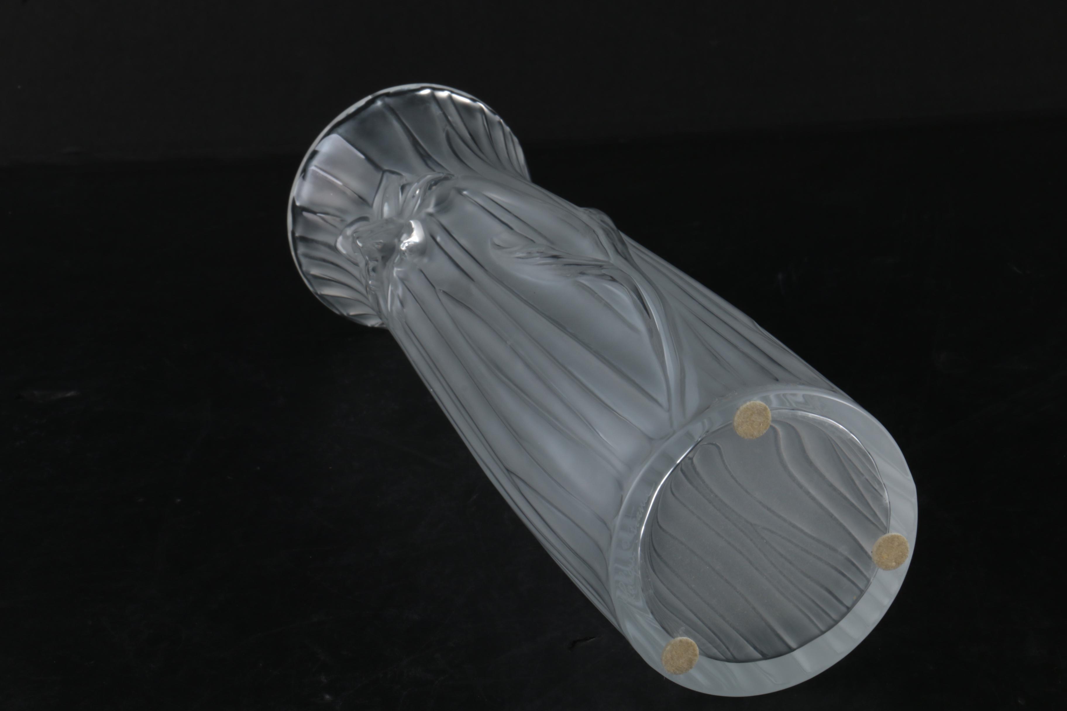 Lalique "Jonquille" Crystal Vase