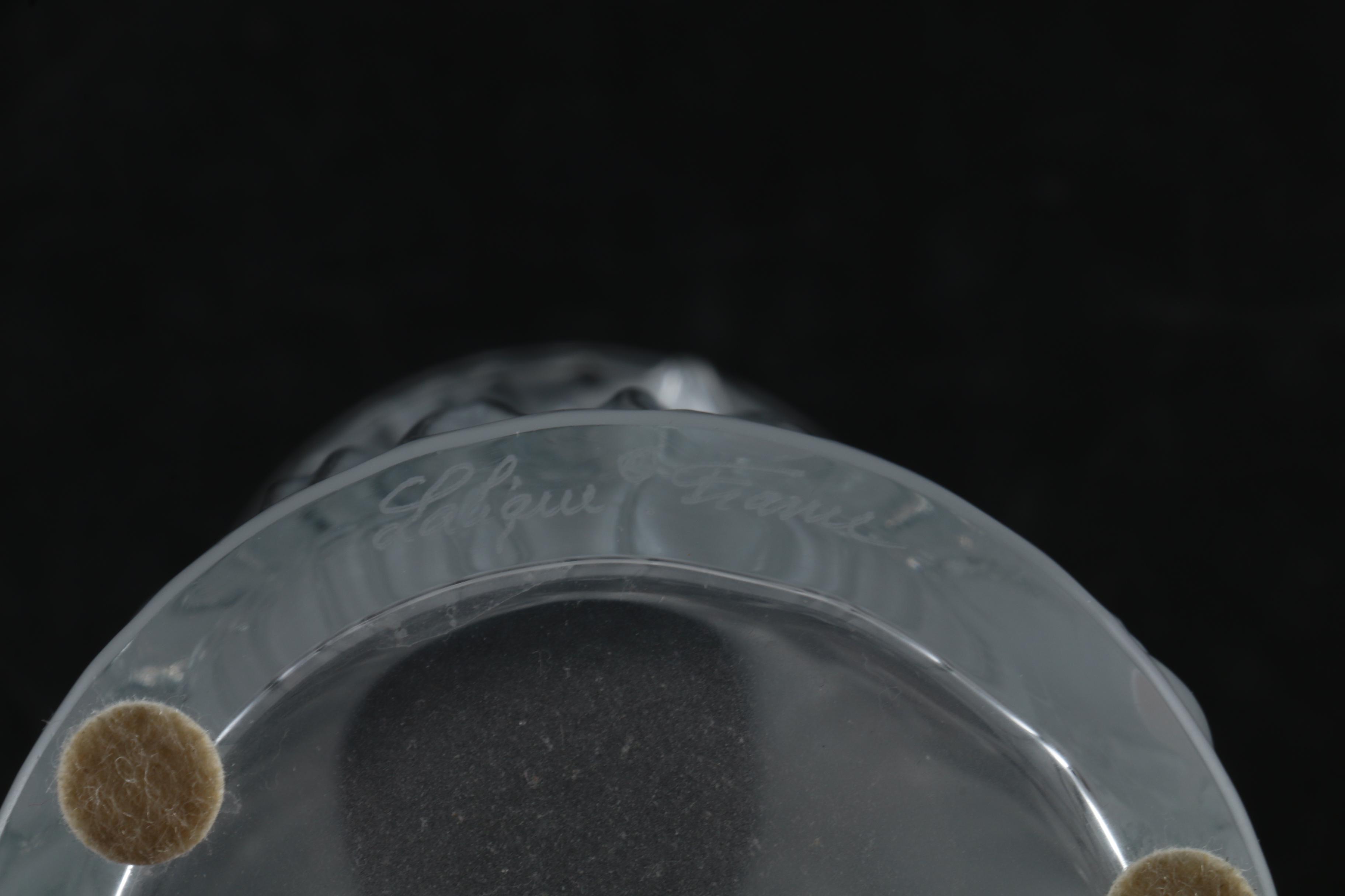 Lalique "Jonquille" Crystal Vase