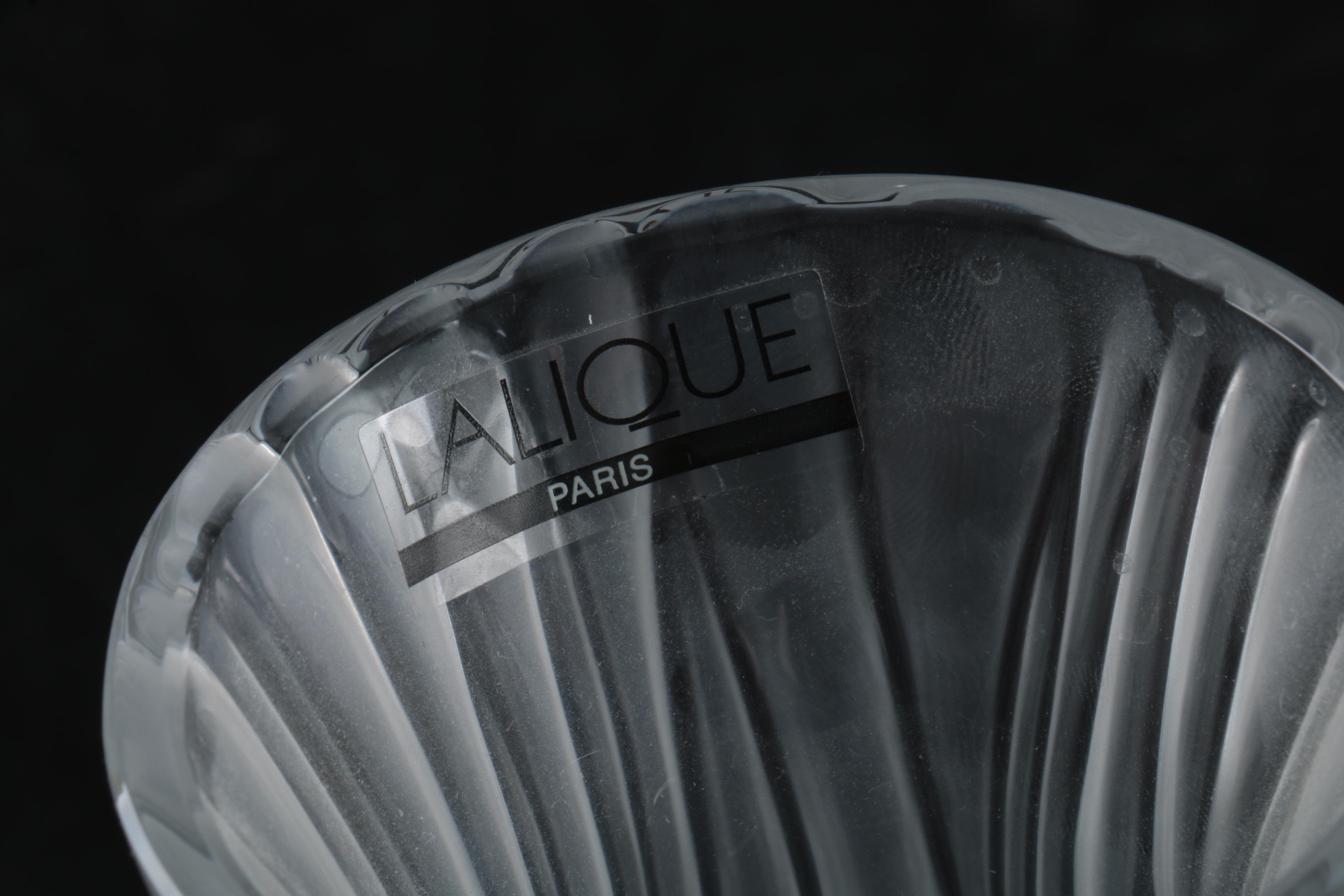 Lalique "Jonquille" Crystal Vase