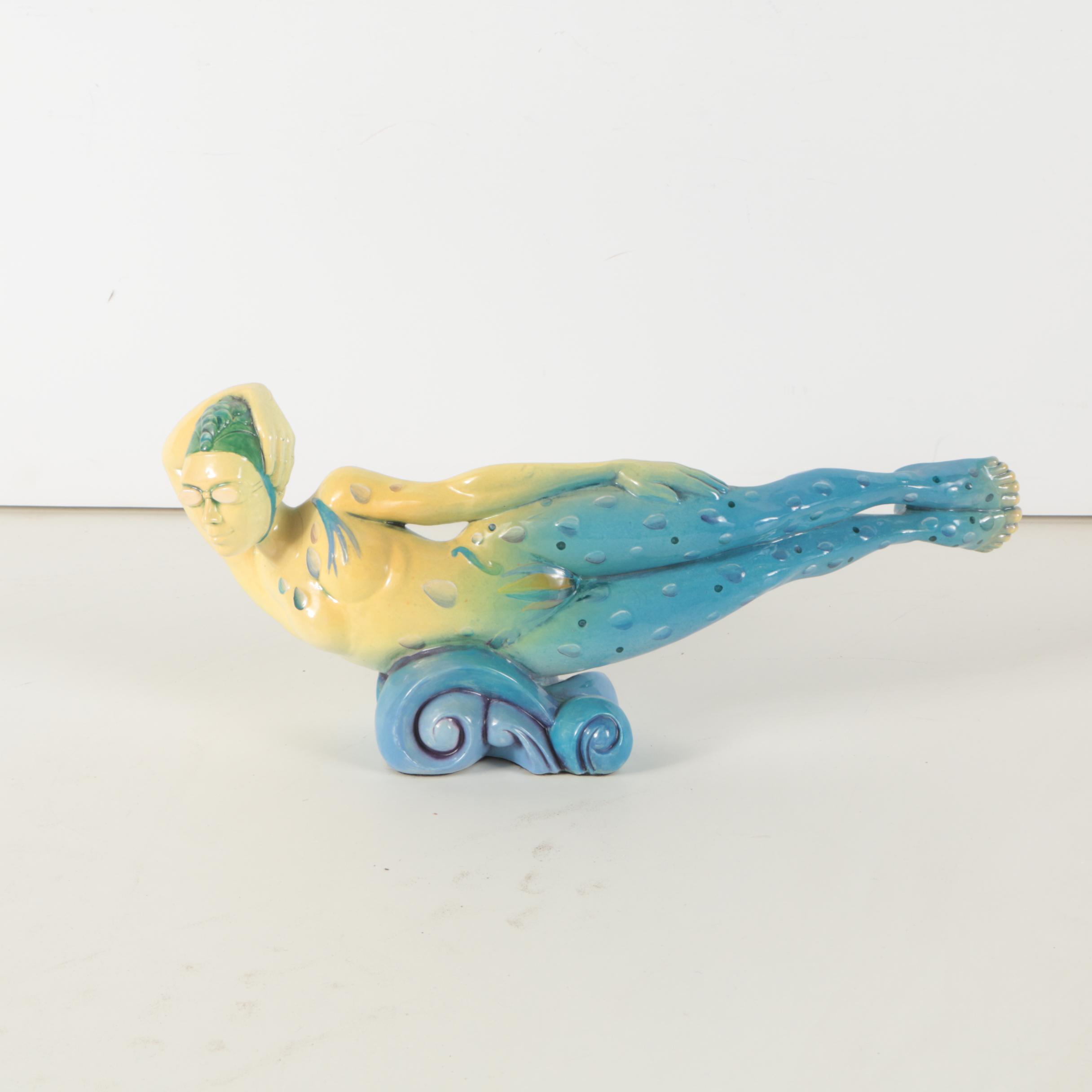 Nisha and Dan Ferguson Limited Edition Ceramic Sculpture "Cirque du Soleil"