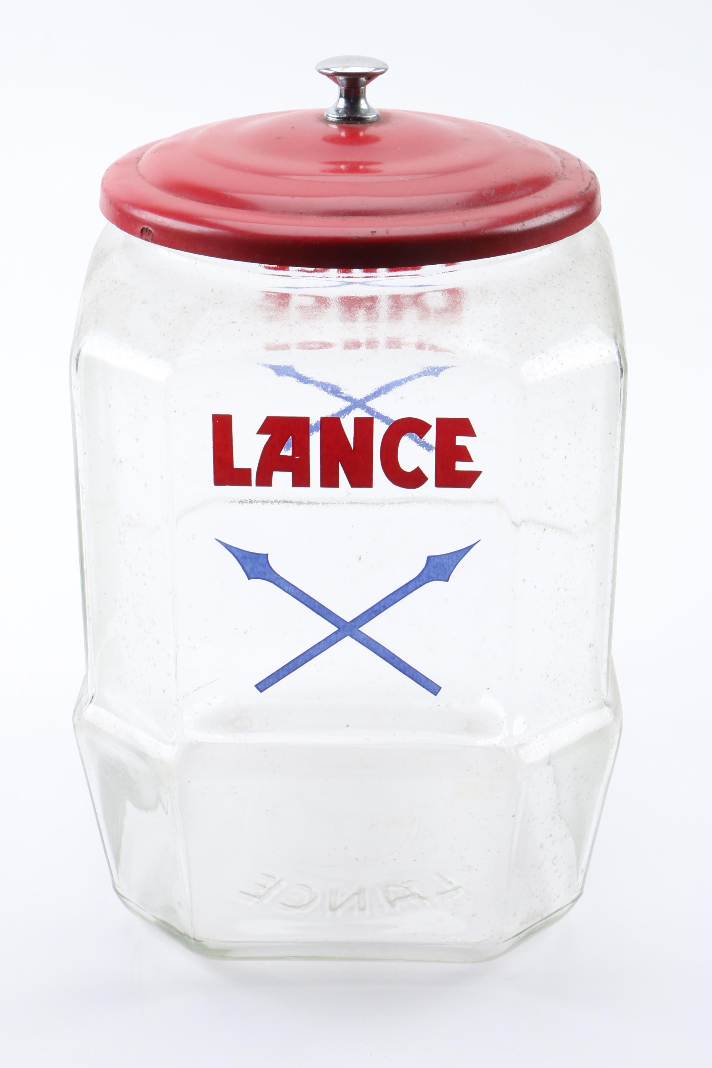 1950s Lance Countertop Glass Jars