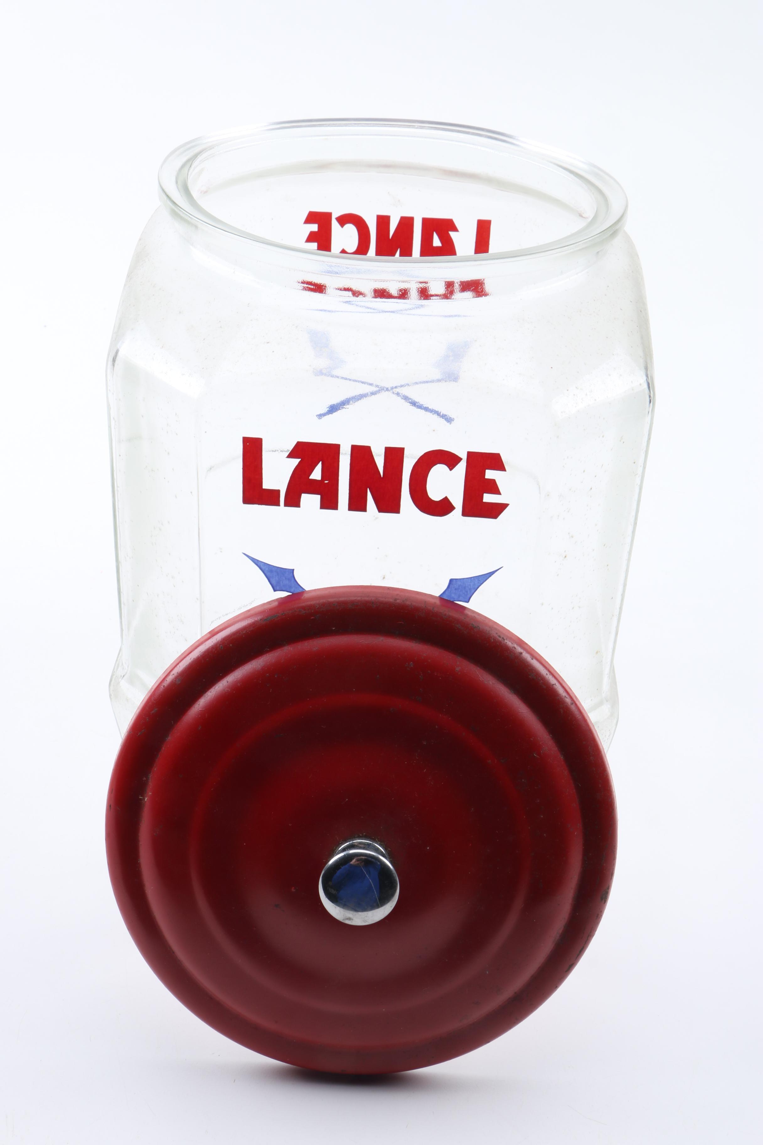 1950s Lance Countertop Glass Jars