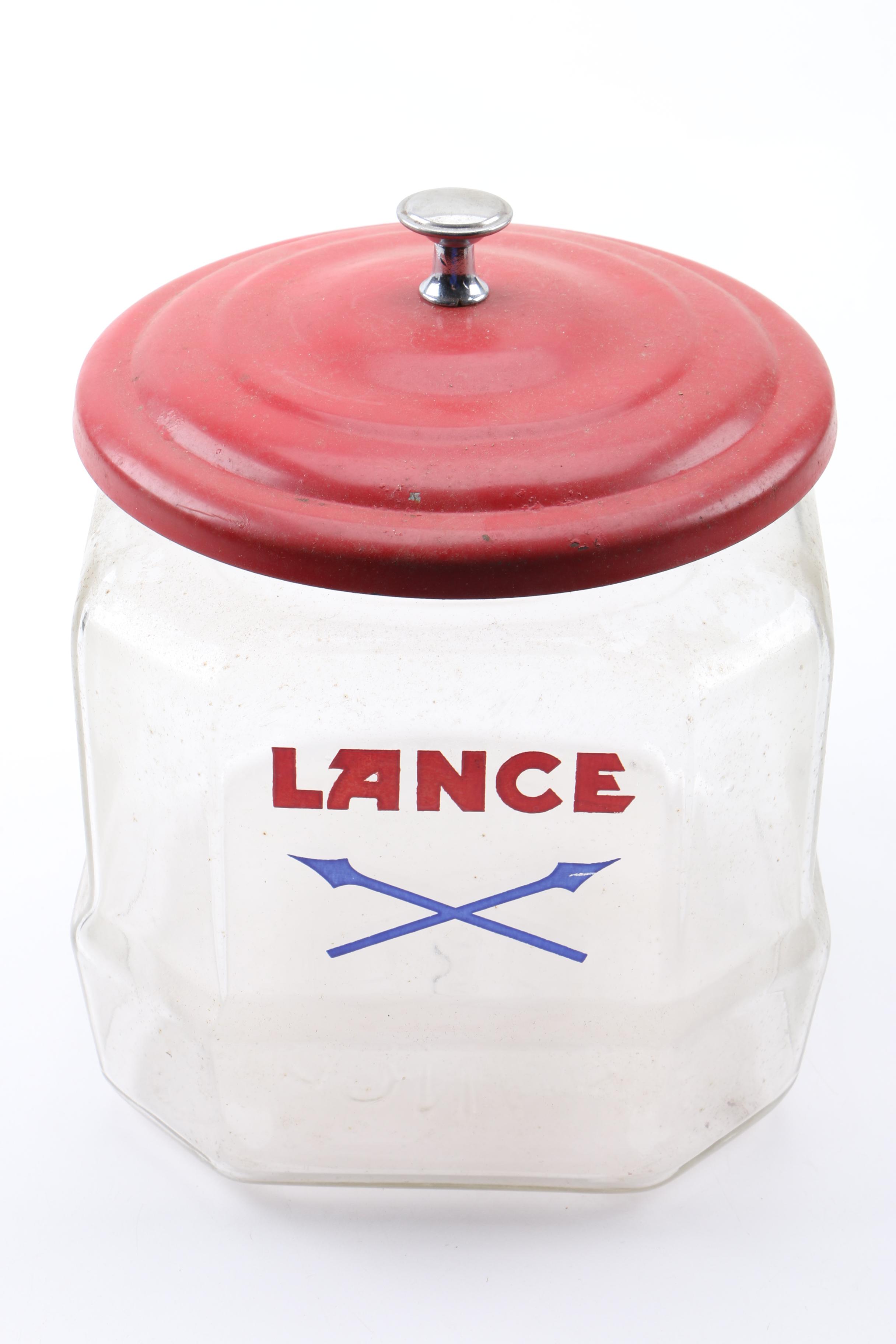 1950s Lance Countertop Glass Jars