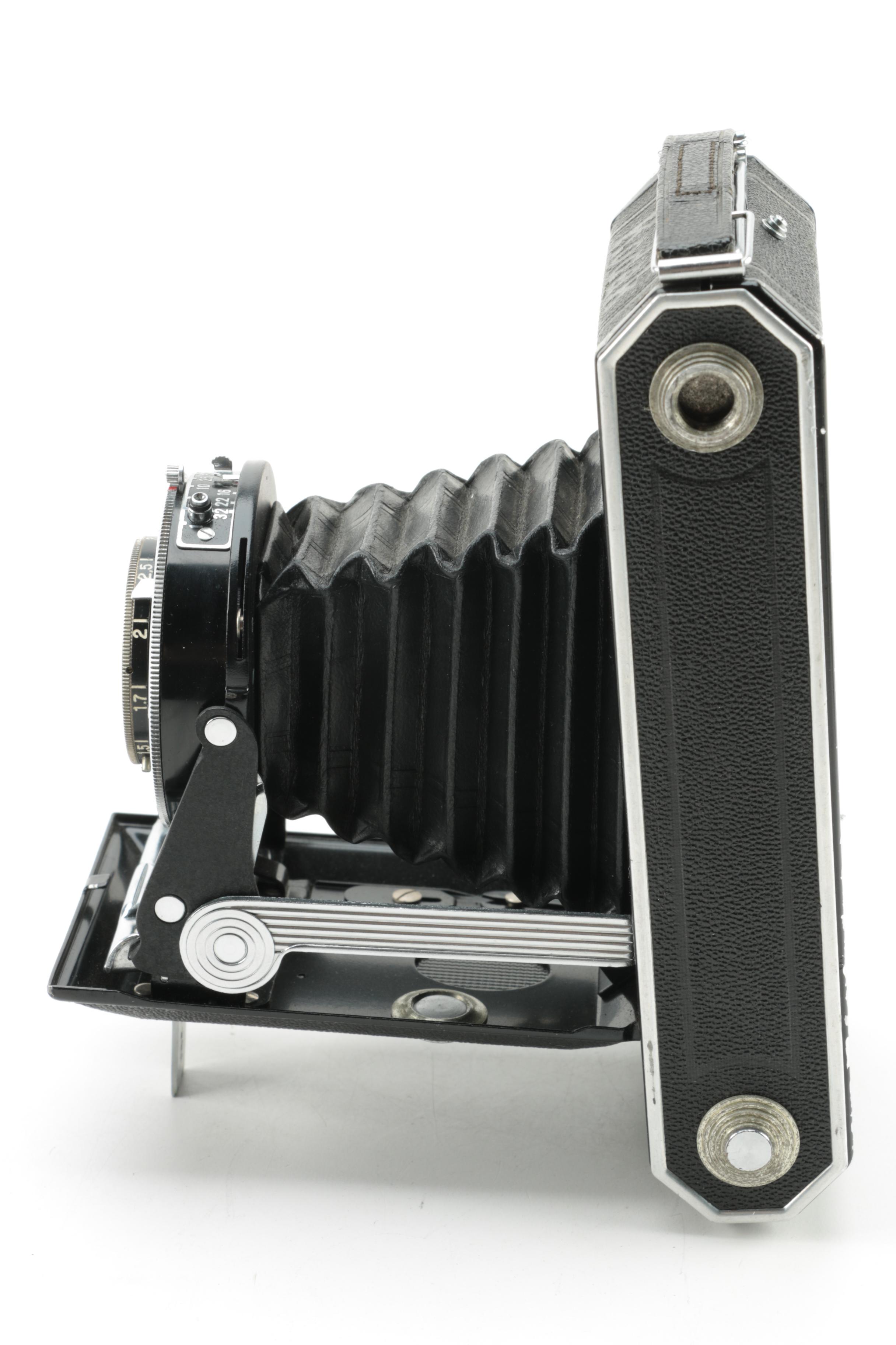 Vintage Zeiss Ikon and Kodak Accordion Faced Cameras