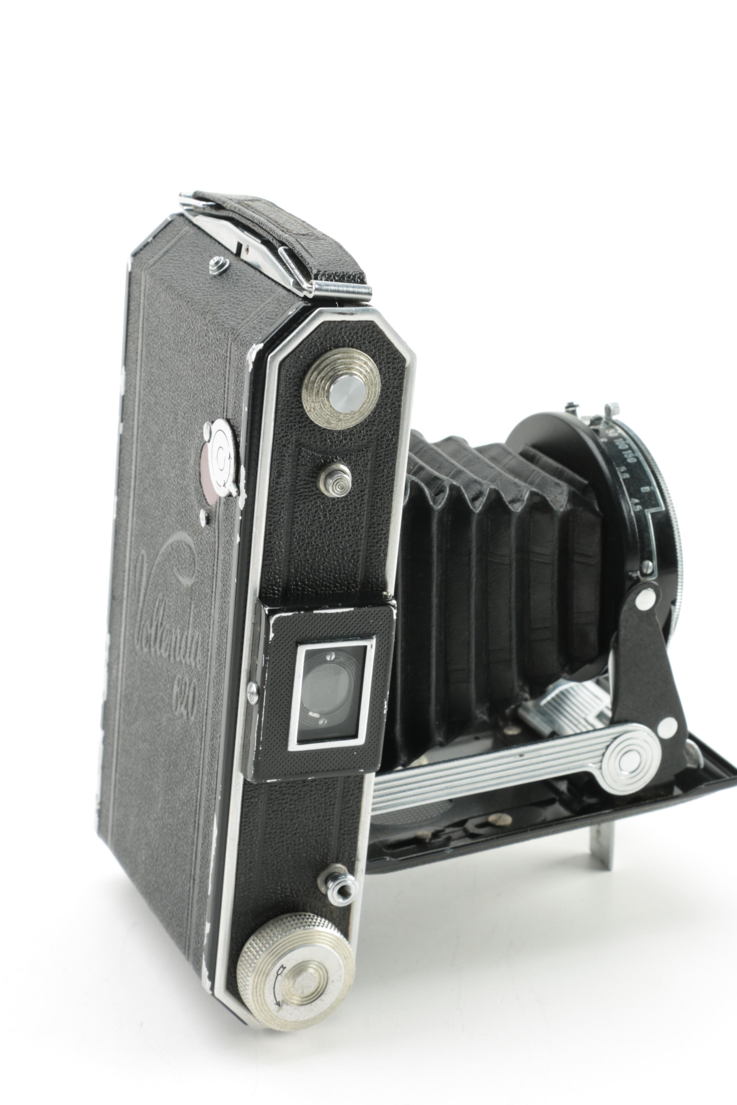 Vintage Zeiss Ikon and Kodak Accordion Faced Cameras