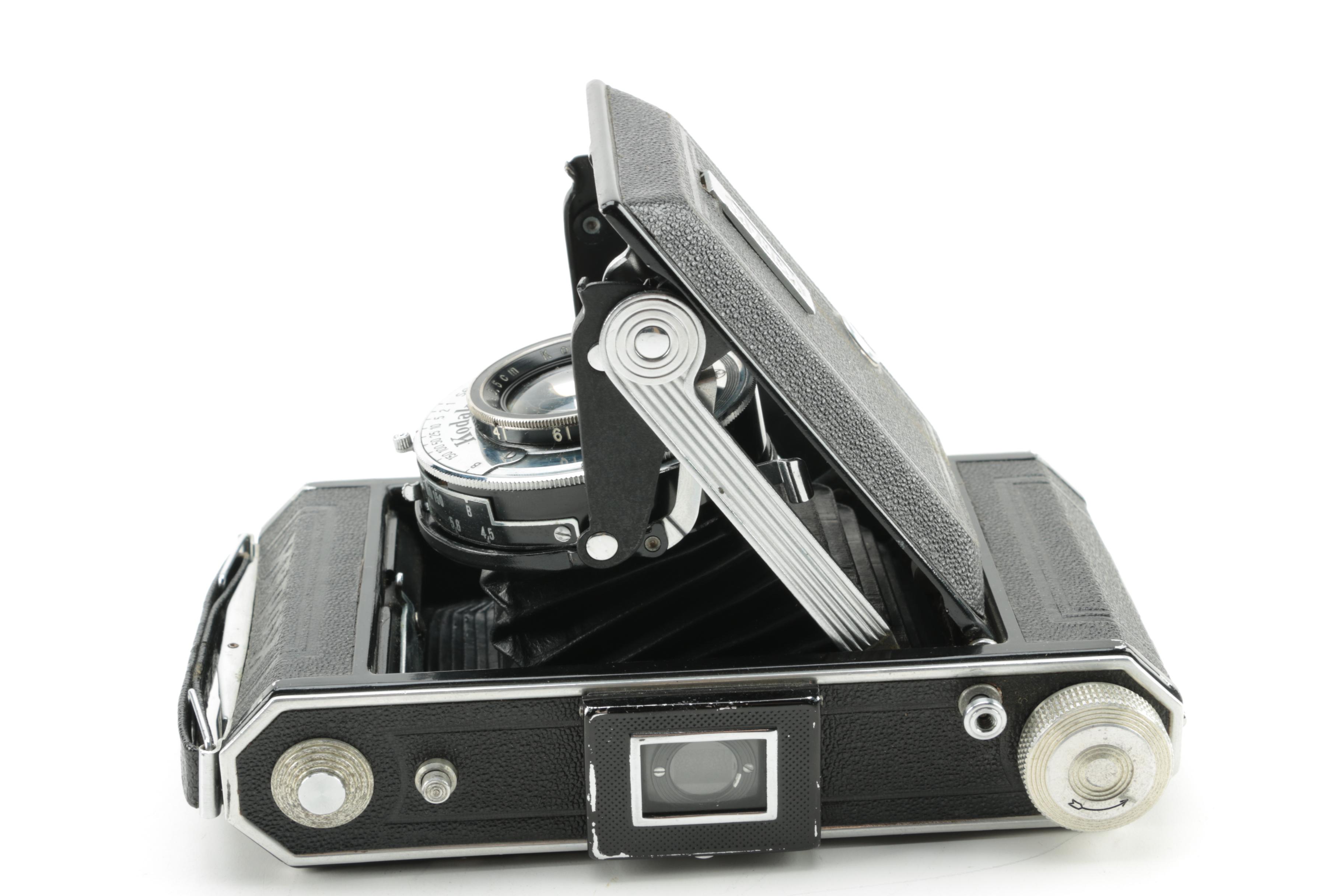 Vintage Zeiss Ikon and Kodak Accordion Faced Cameras