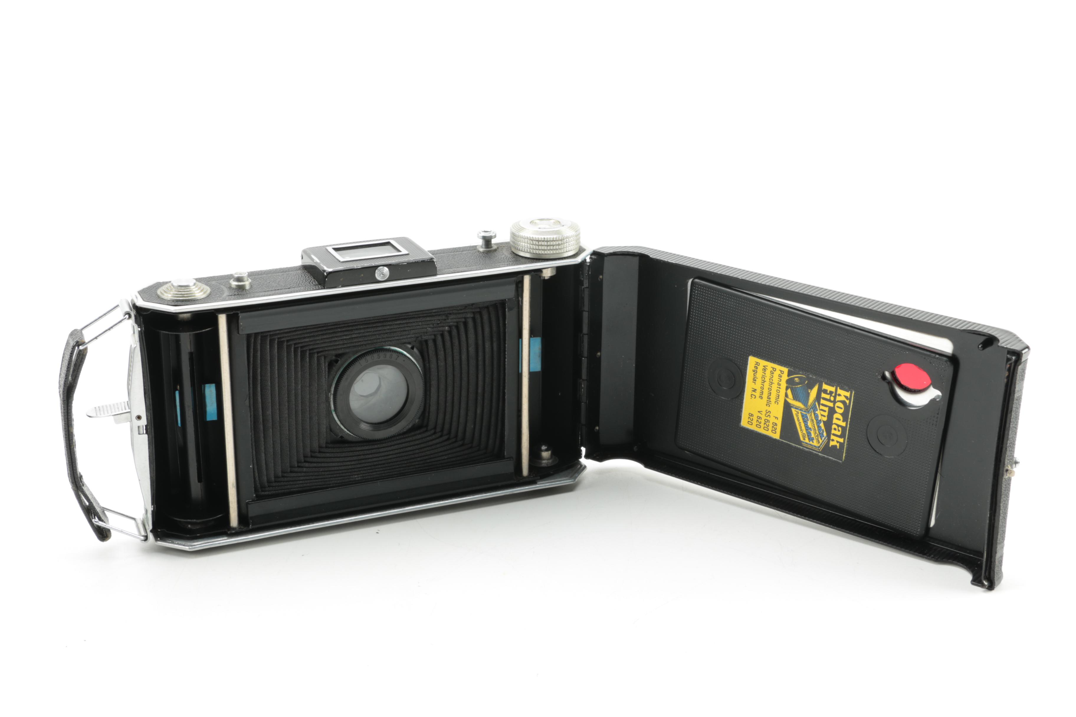 Vintage Zeiss Ikon and Kodak Accordion Faced Cameras