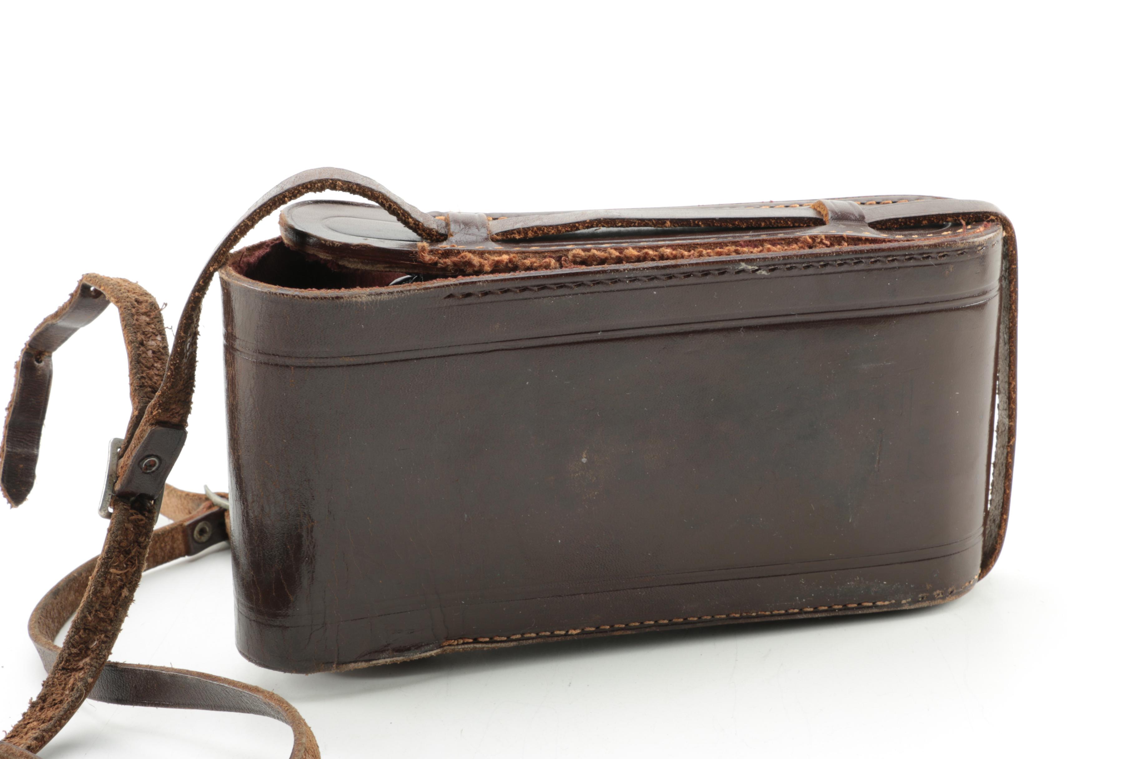 Vintage Zeiss Ikon and Kodak Accordion Faced Cameras