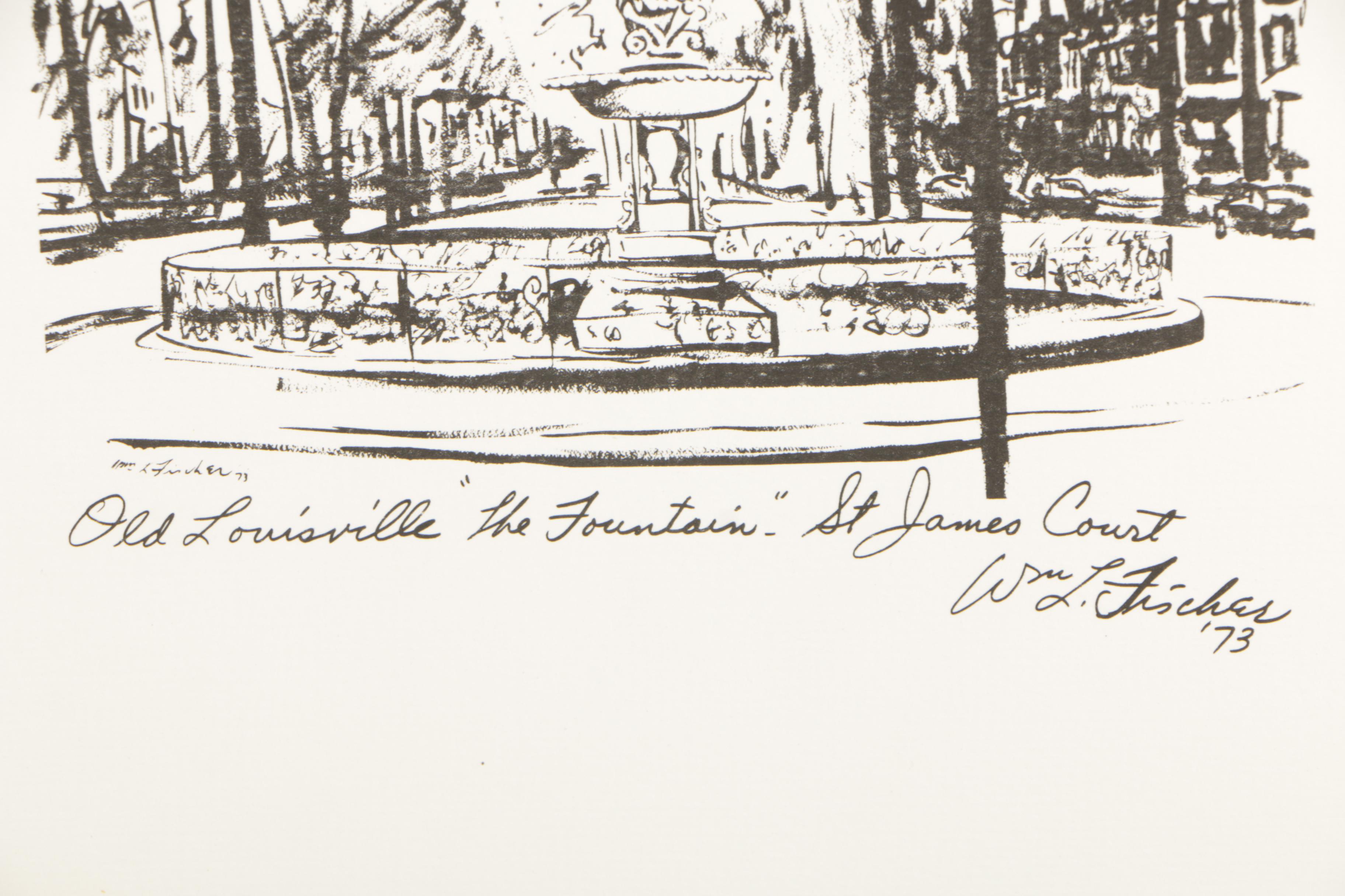 William L. Fischer Lithographs of Louisville