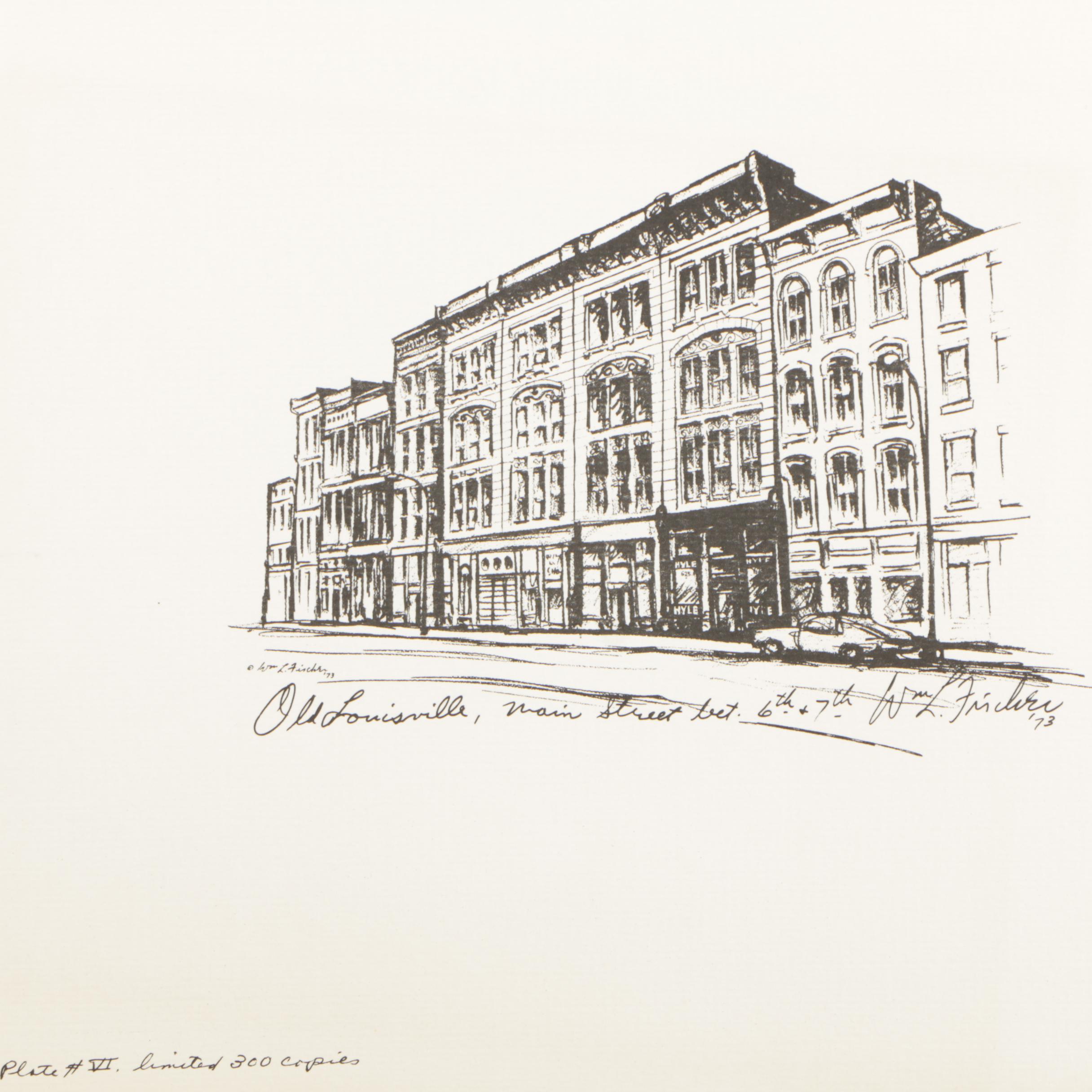 William L. Fischer Lithographs of Louisville