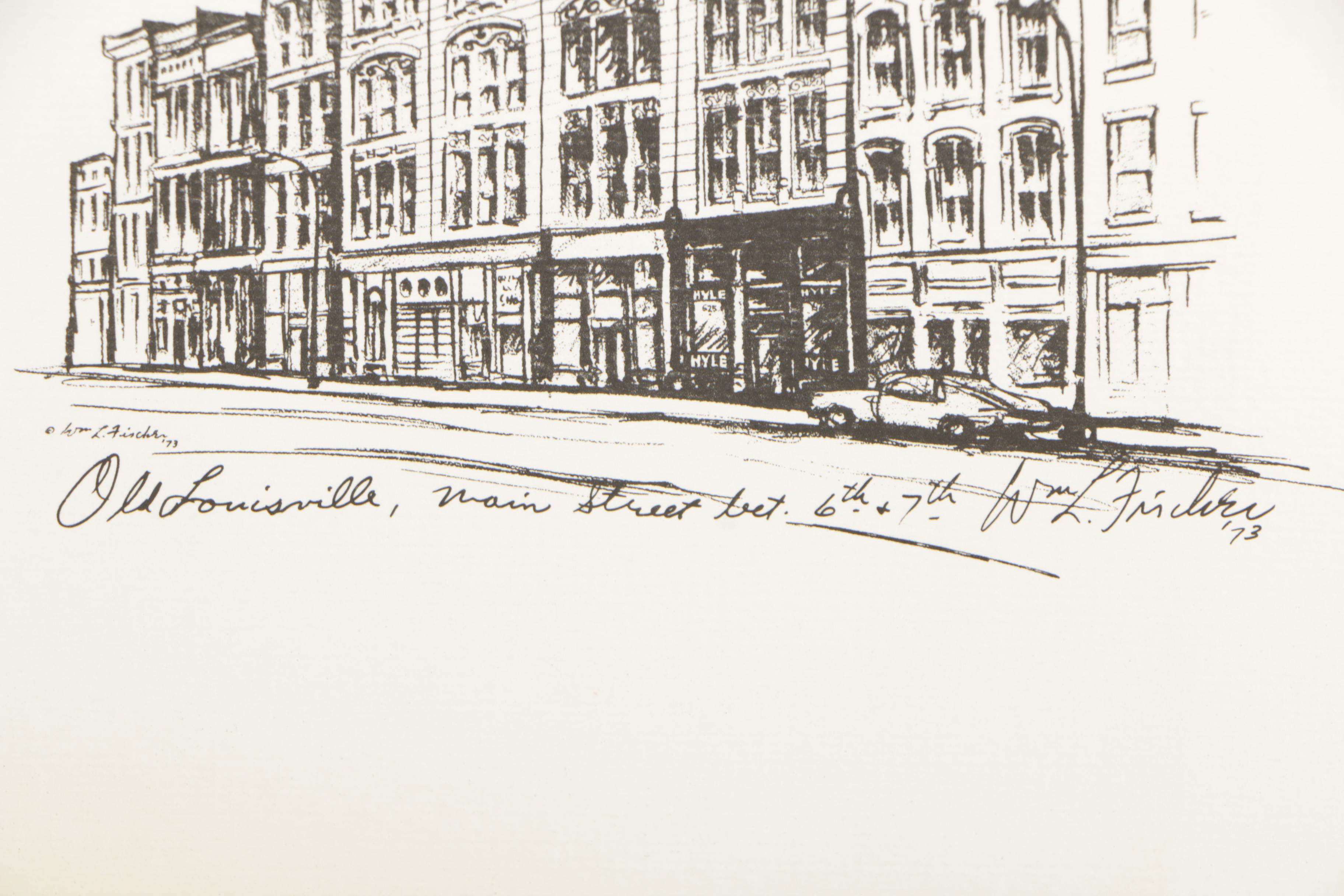 William L. Fischer Lithographs of Louisville