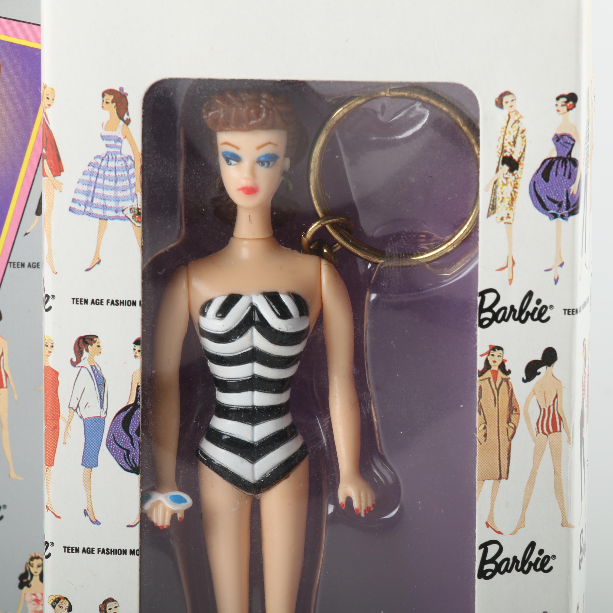 "Enchanted Evening" Barbie and Barbie Keychain