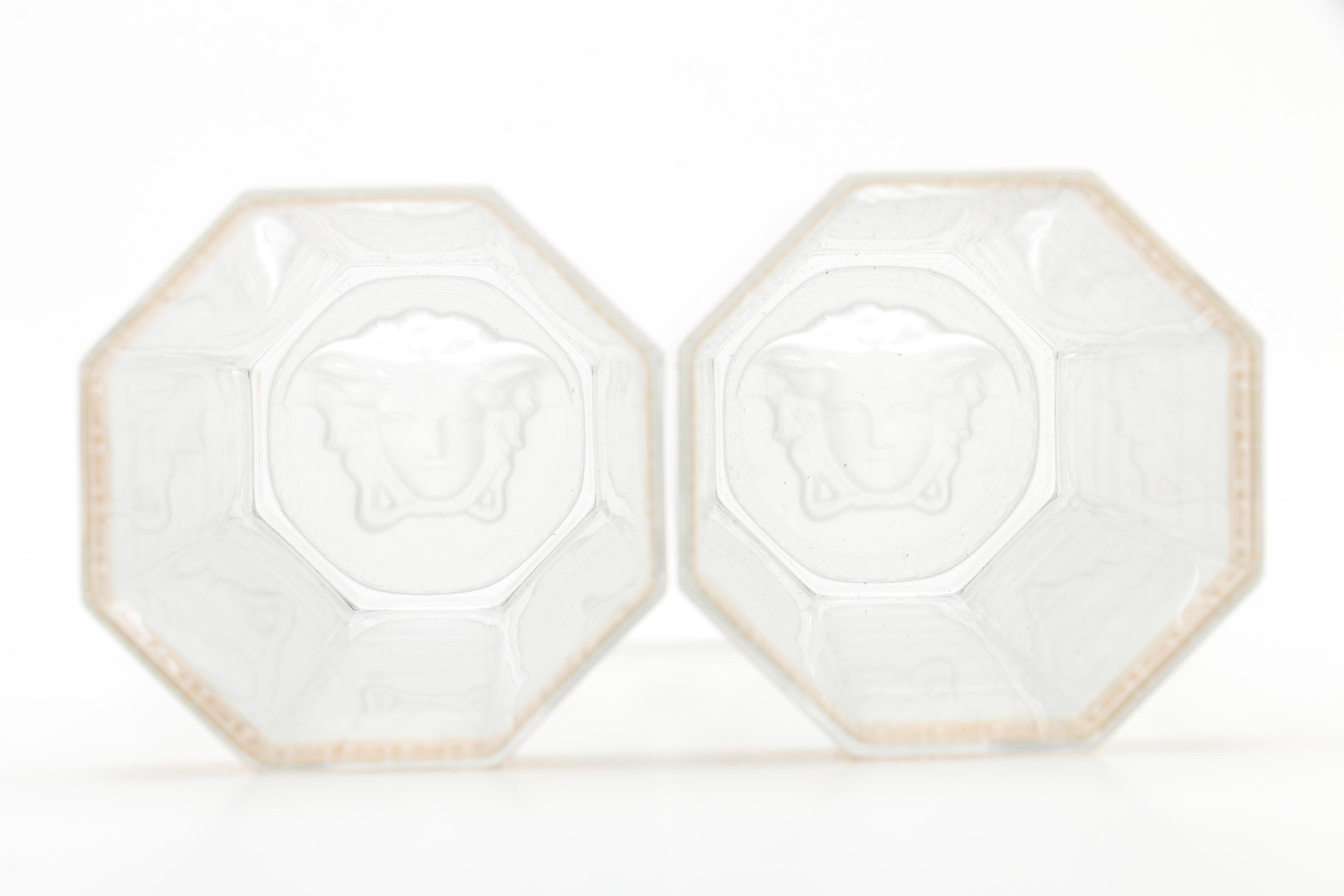 Rosenthal Versace "Medusa D'Or" Highball Glasses