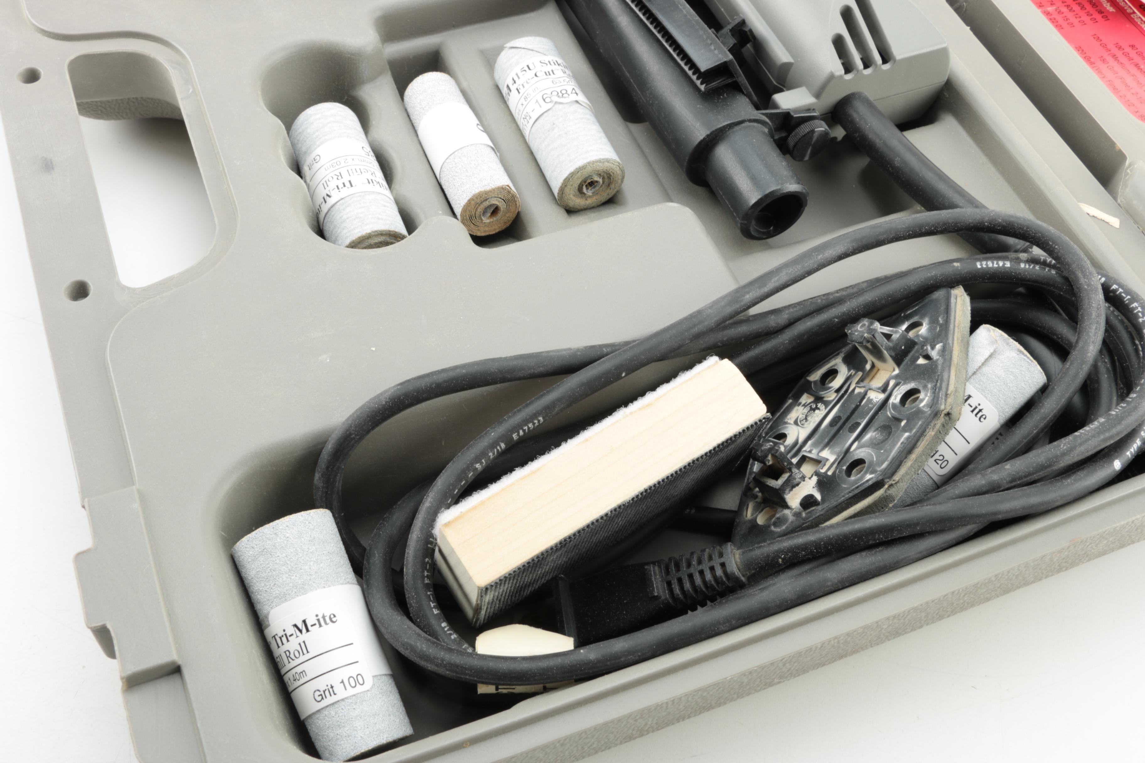 Porter Cable Model 444 Profile Sander with Attachments