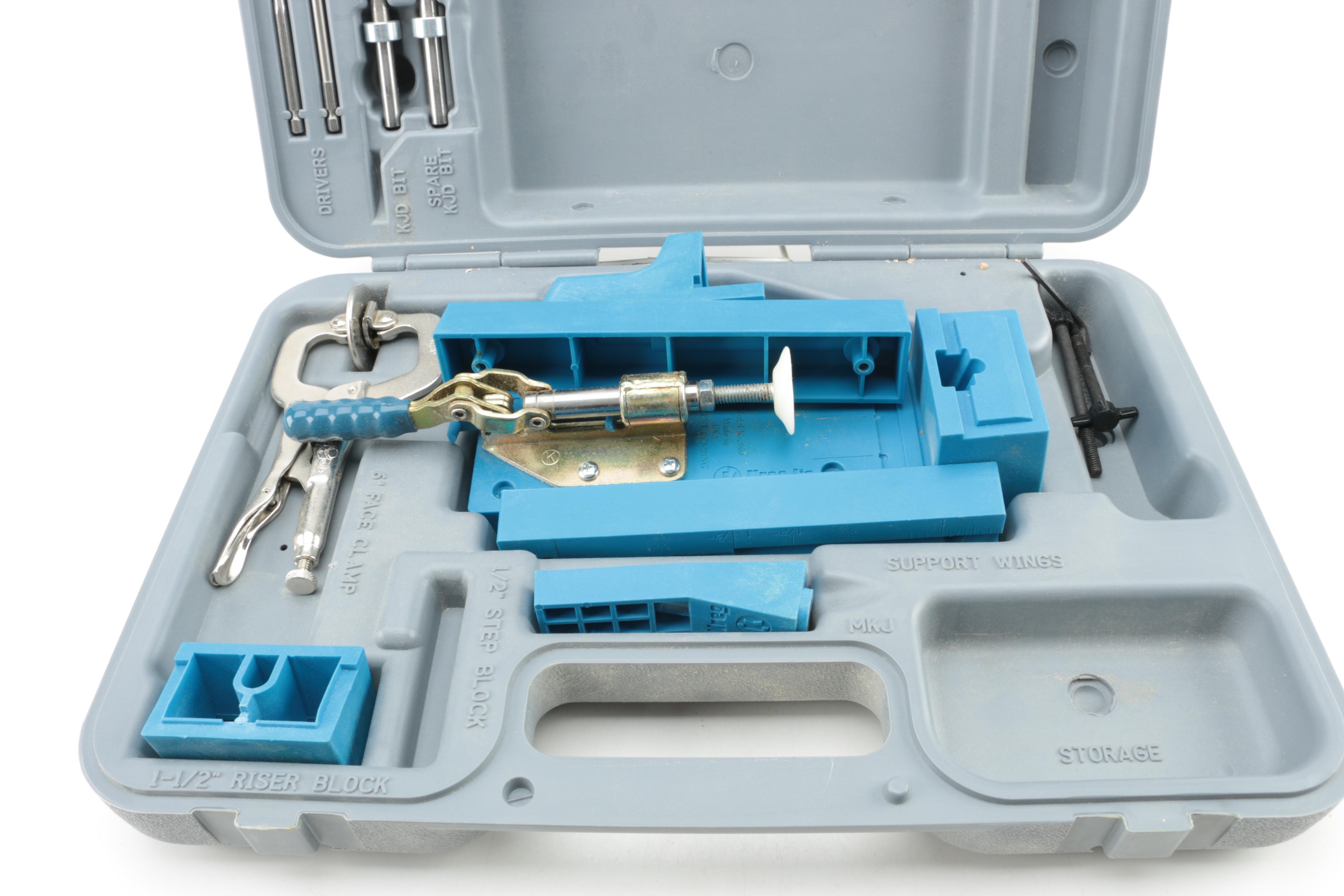 Kreg Jig Pocket Hole Tool with Clamps and Bits