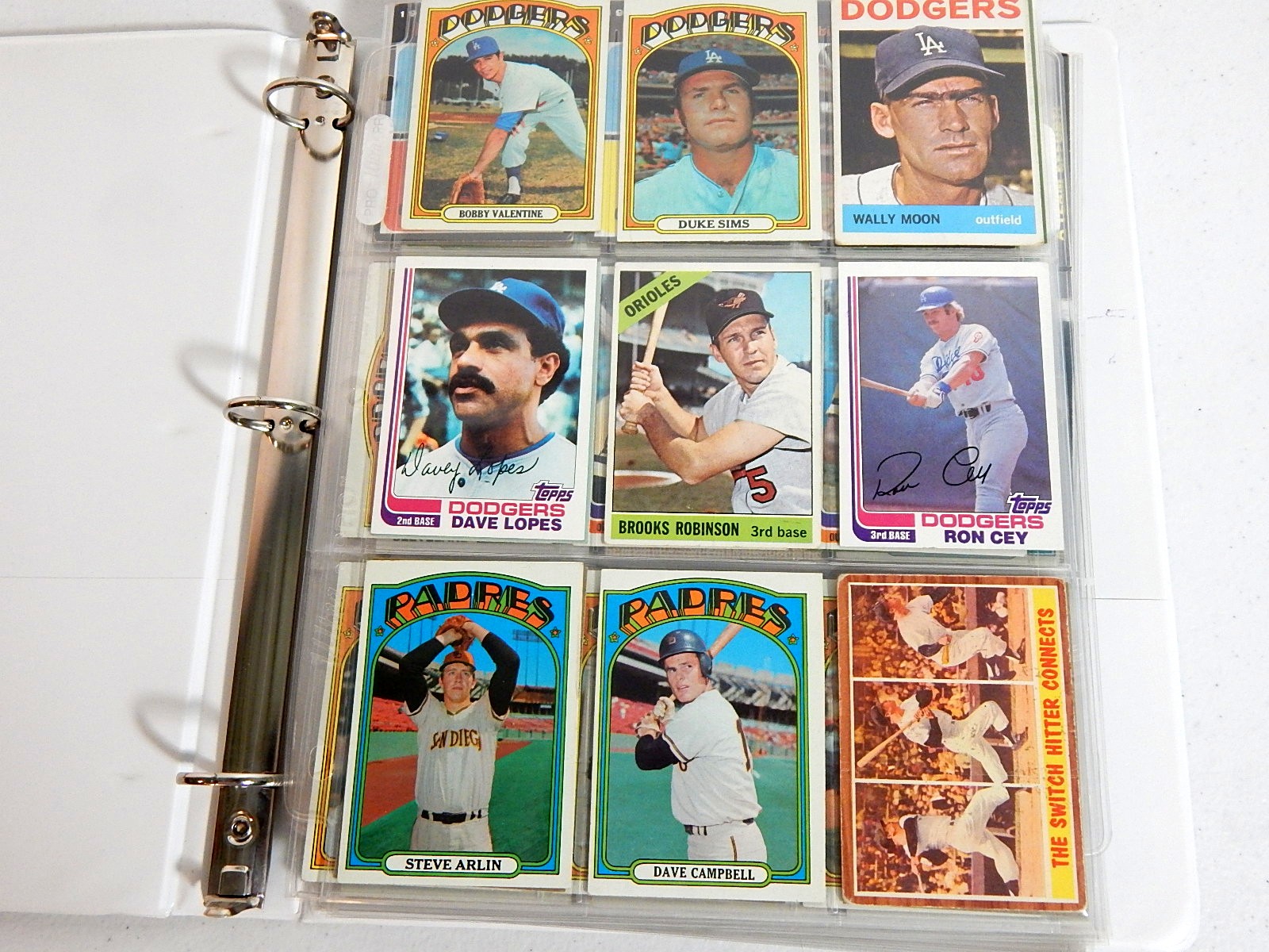 1960s-1980s Baseball Card Collection in Album with Mantle and More