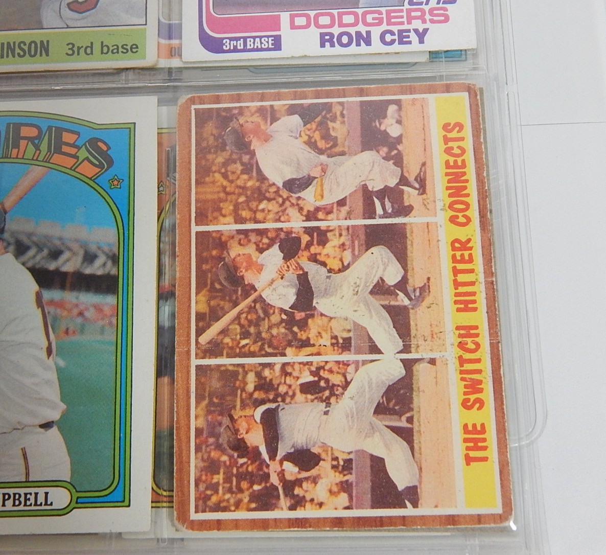 1960s-1980s Baseball Card Collection in Album with Mantle and More