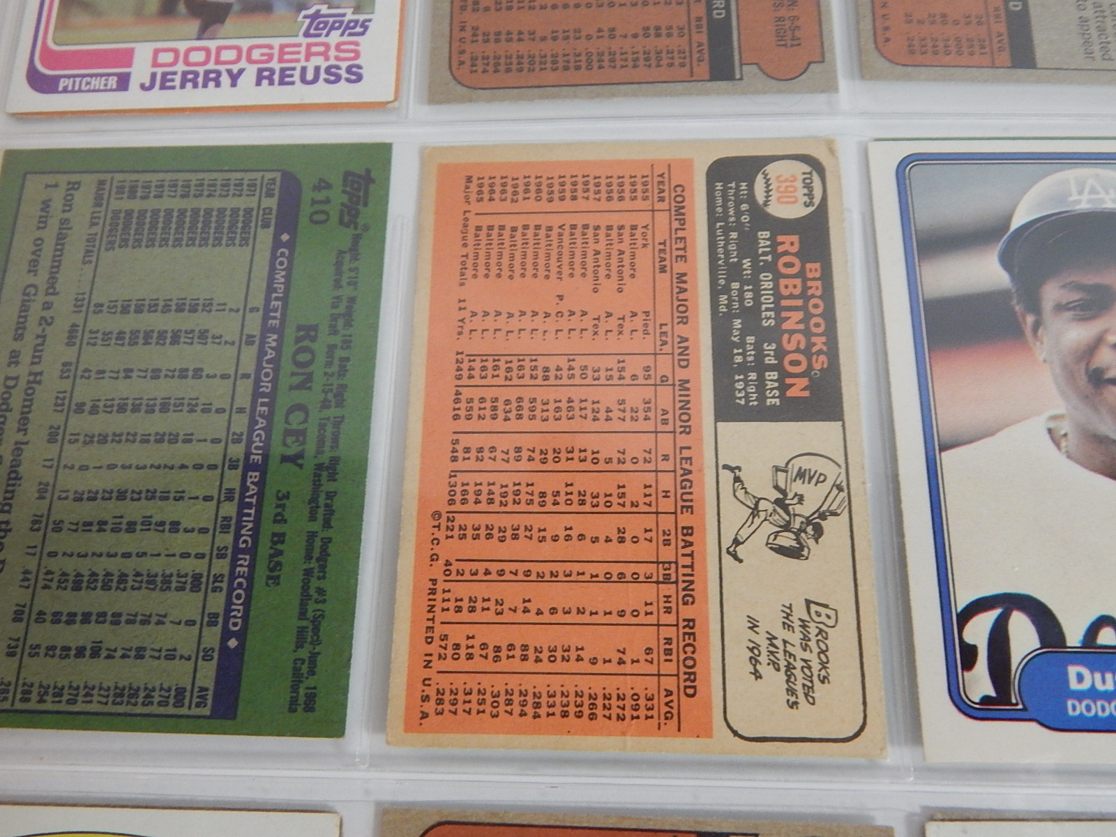 1960s-1980s Baseball Card Collection in Album with Mantle and More