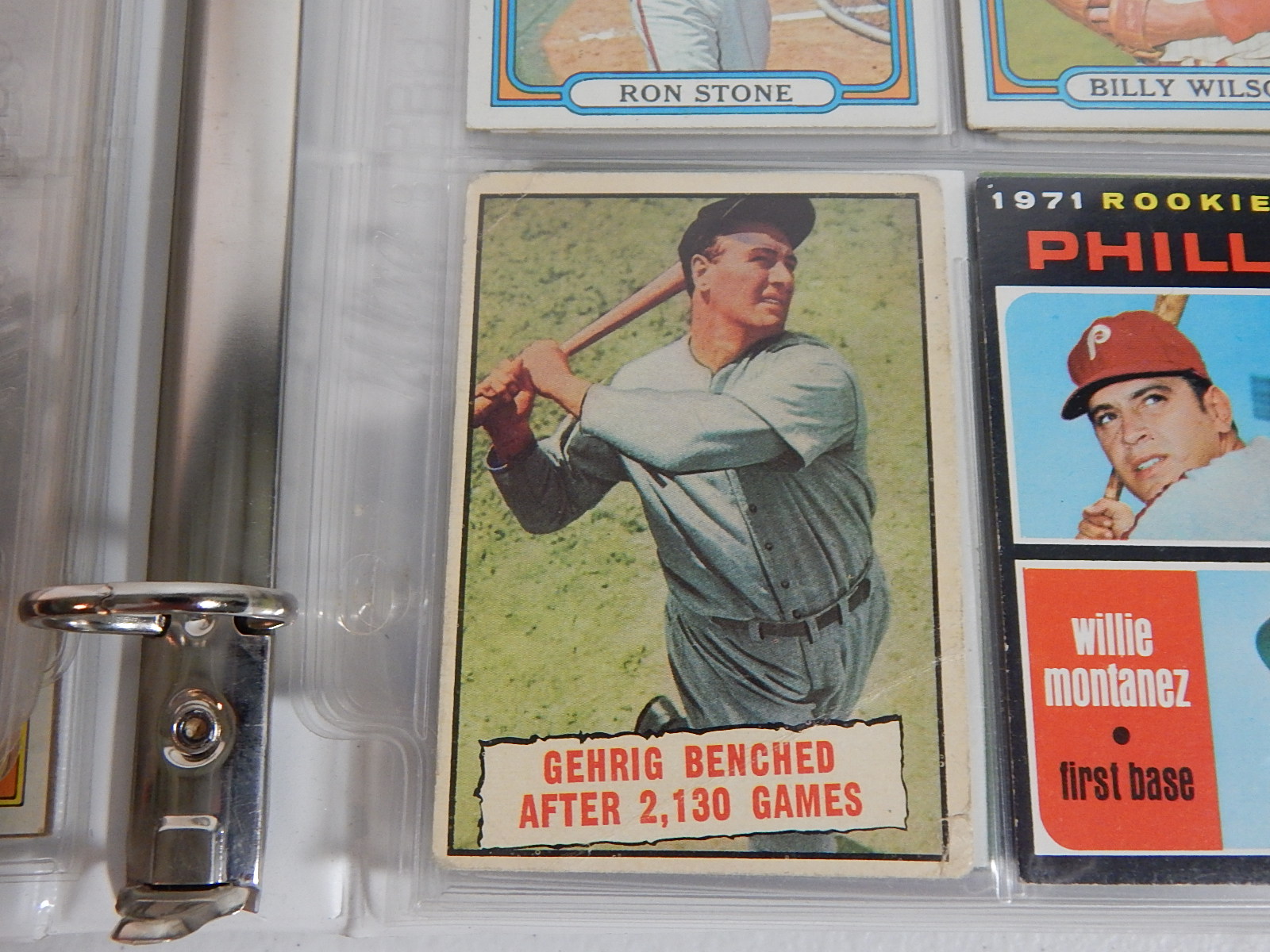 1960s-1980s Baseball Card Collection in Album with Mantle and More