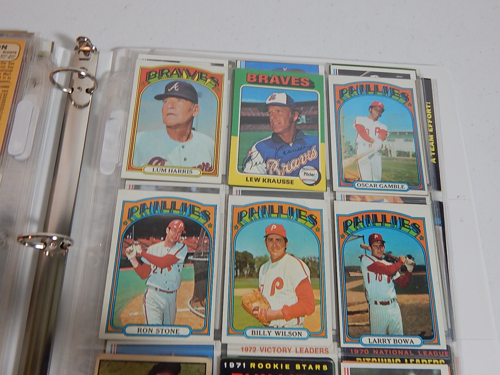 1960s-1980s Baseball Card Collection in Album with Mantle and More