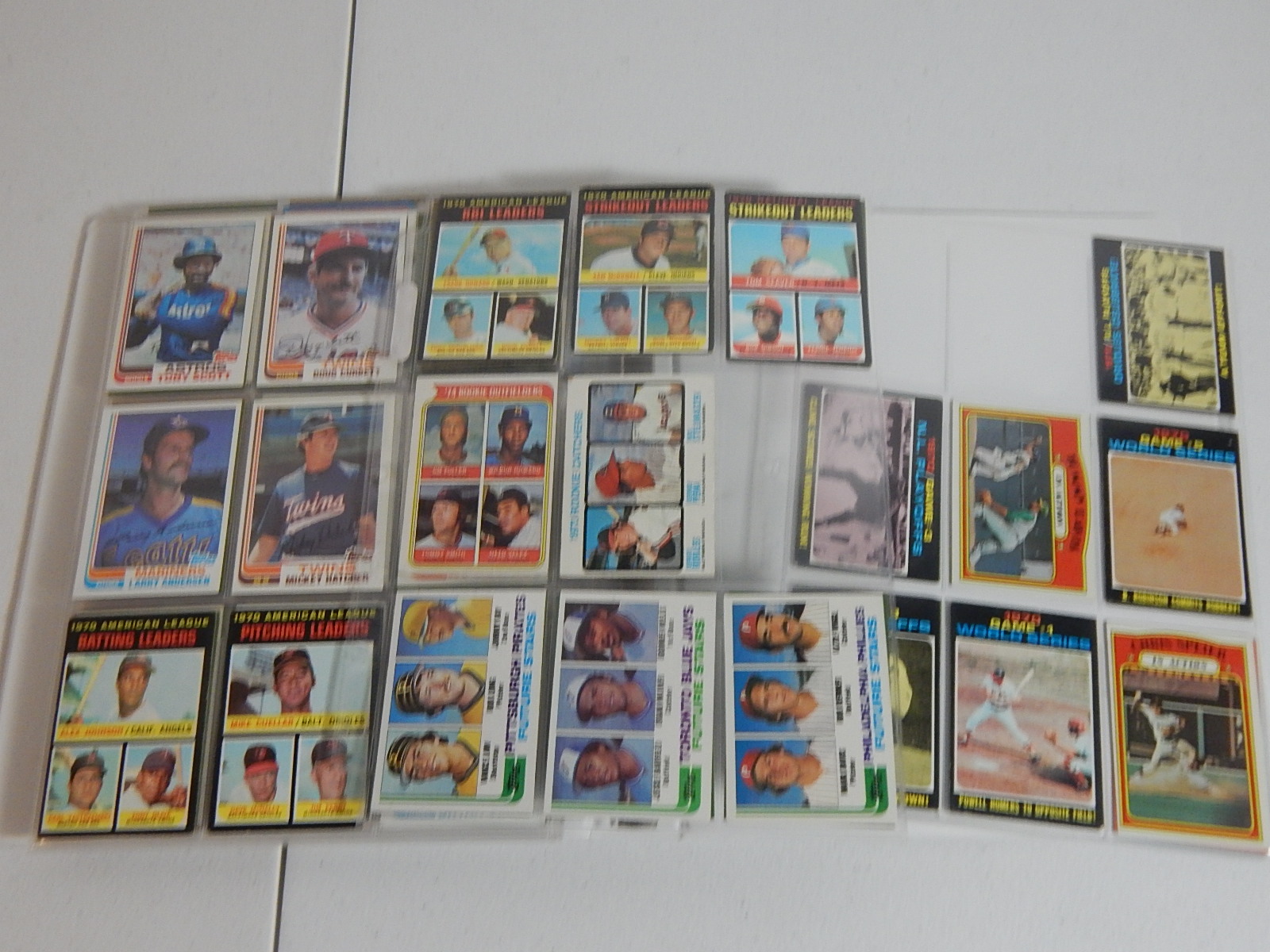 1960s-1980s Baseball Card Collection in Album with Mantle and More