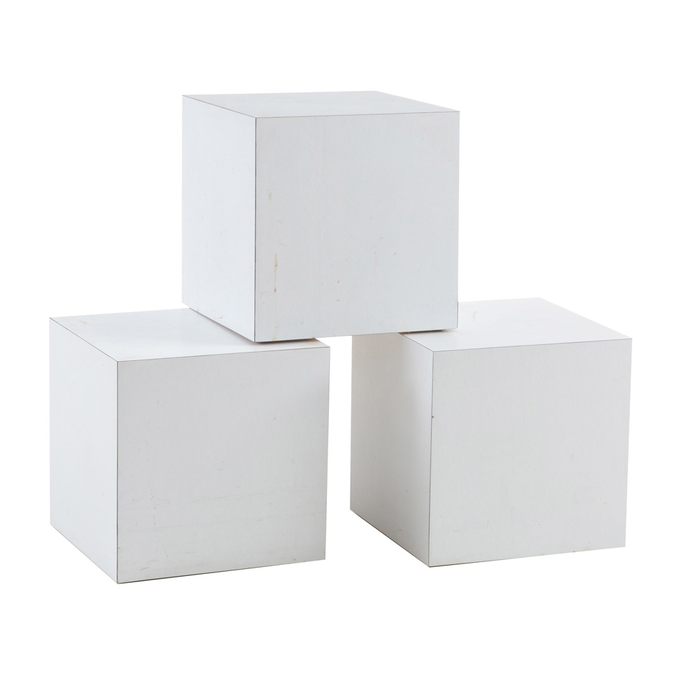 Vintage Cube Display Pedestals