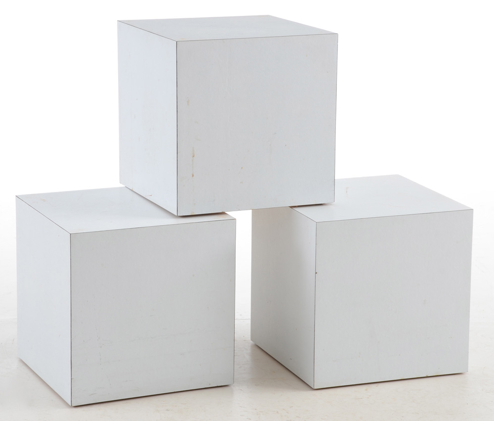 Vintage Cube Display Pedestals