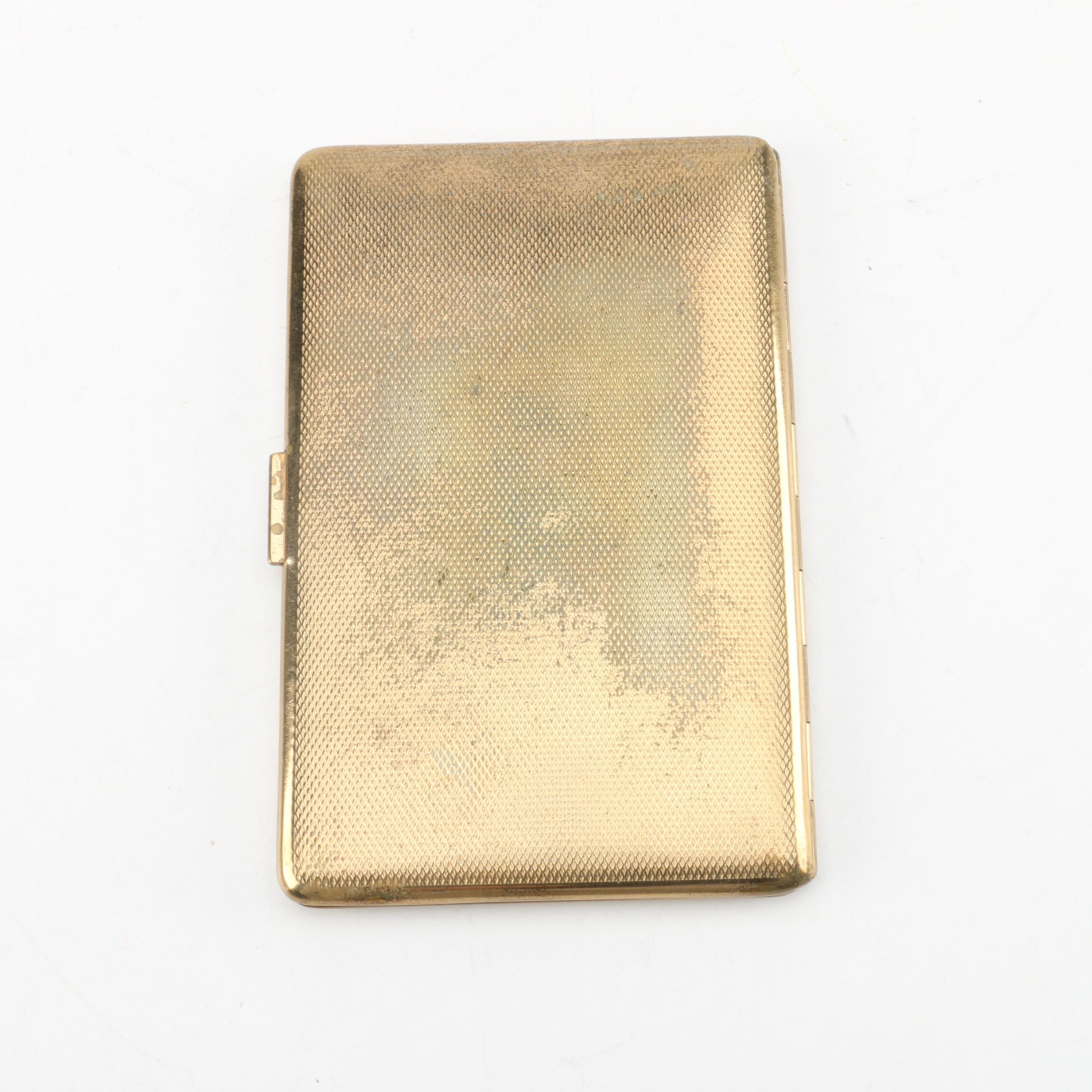 Har-Bro Cigarette Case Decorated With Map of Southern Africa