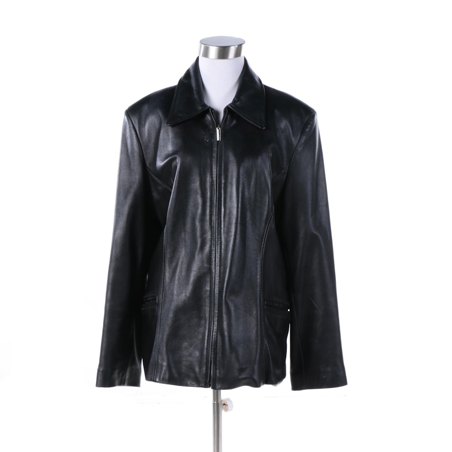 Women's Colebrook & Co. Black Leather Jacket