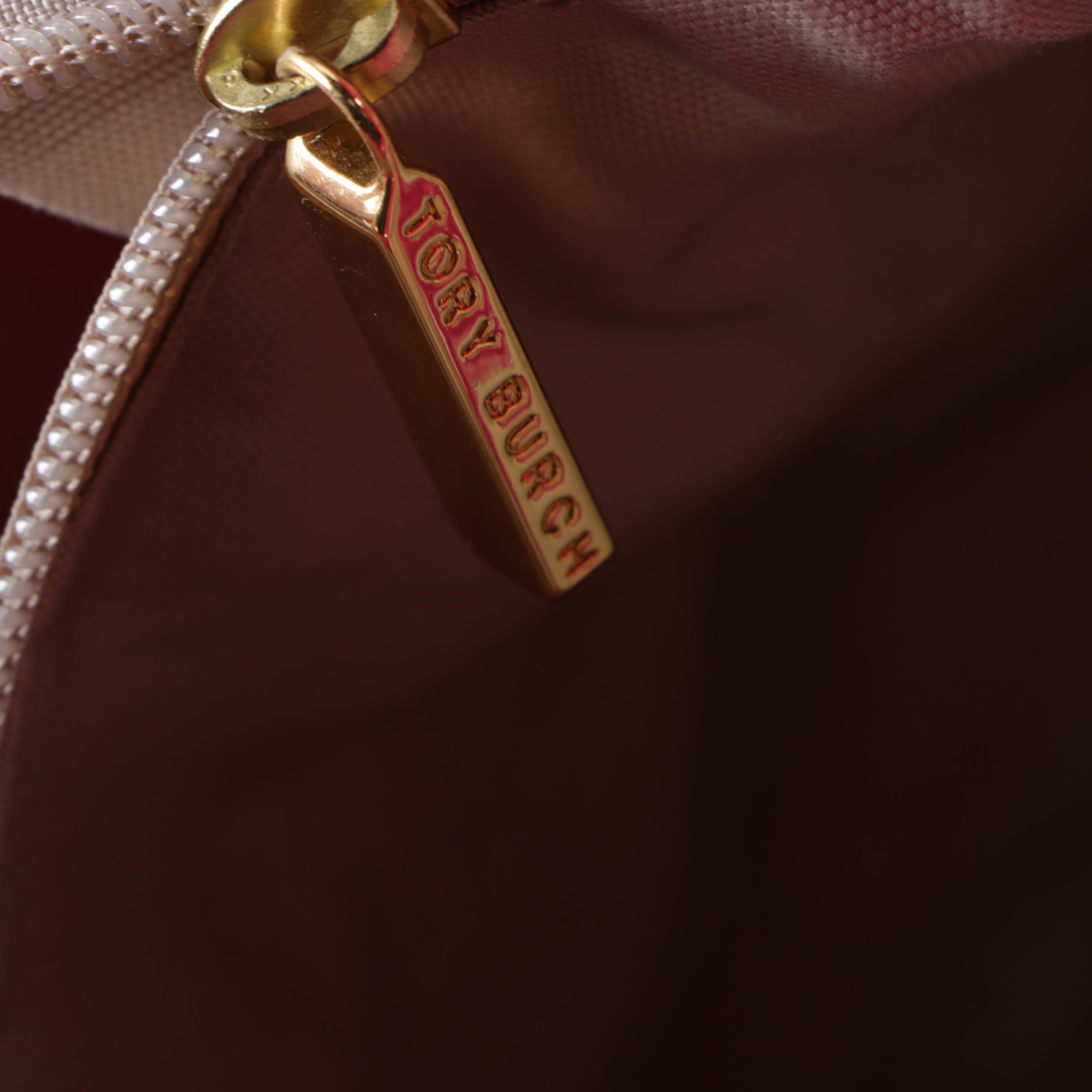 Tory Burch Ella Magenta Nylon Tote Bag