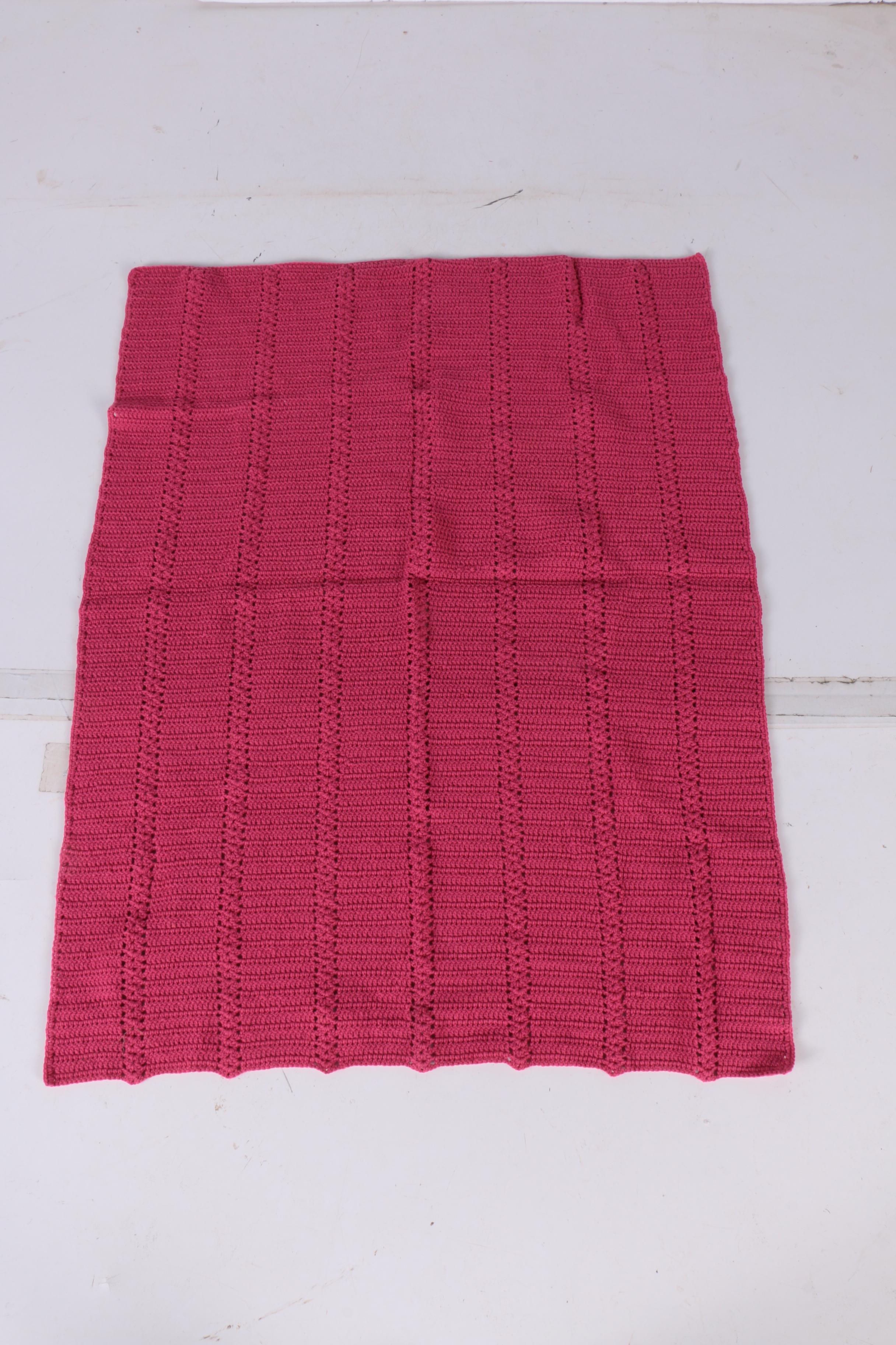 Vintage Hand Crocheted Blankets