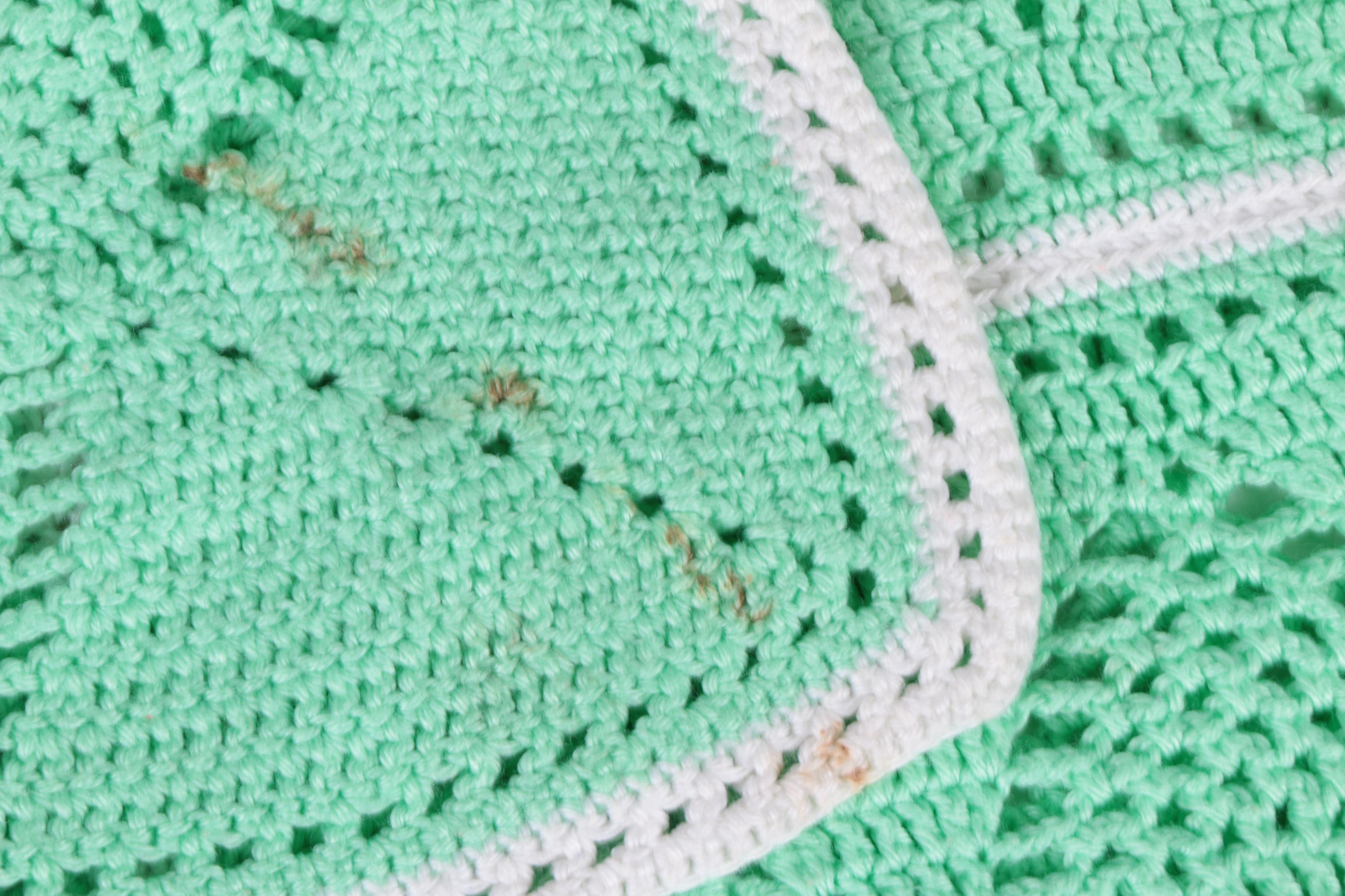 Vintage Hand Crocheted Blankets