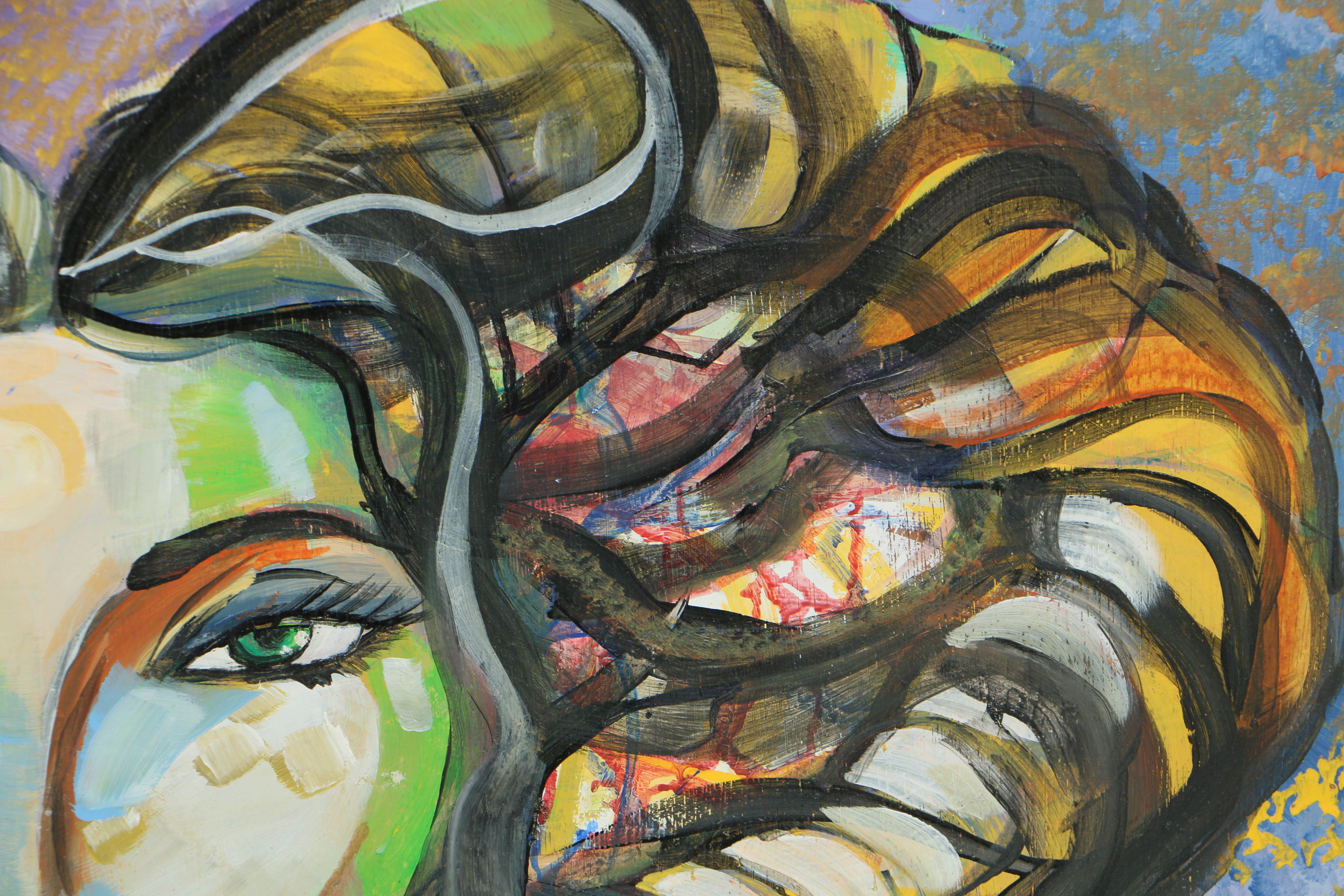 Chiaka Howze Oil Painting on Board